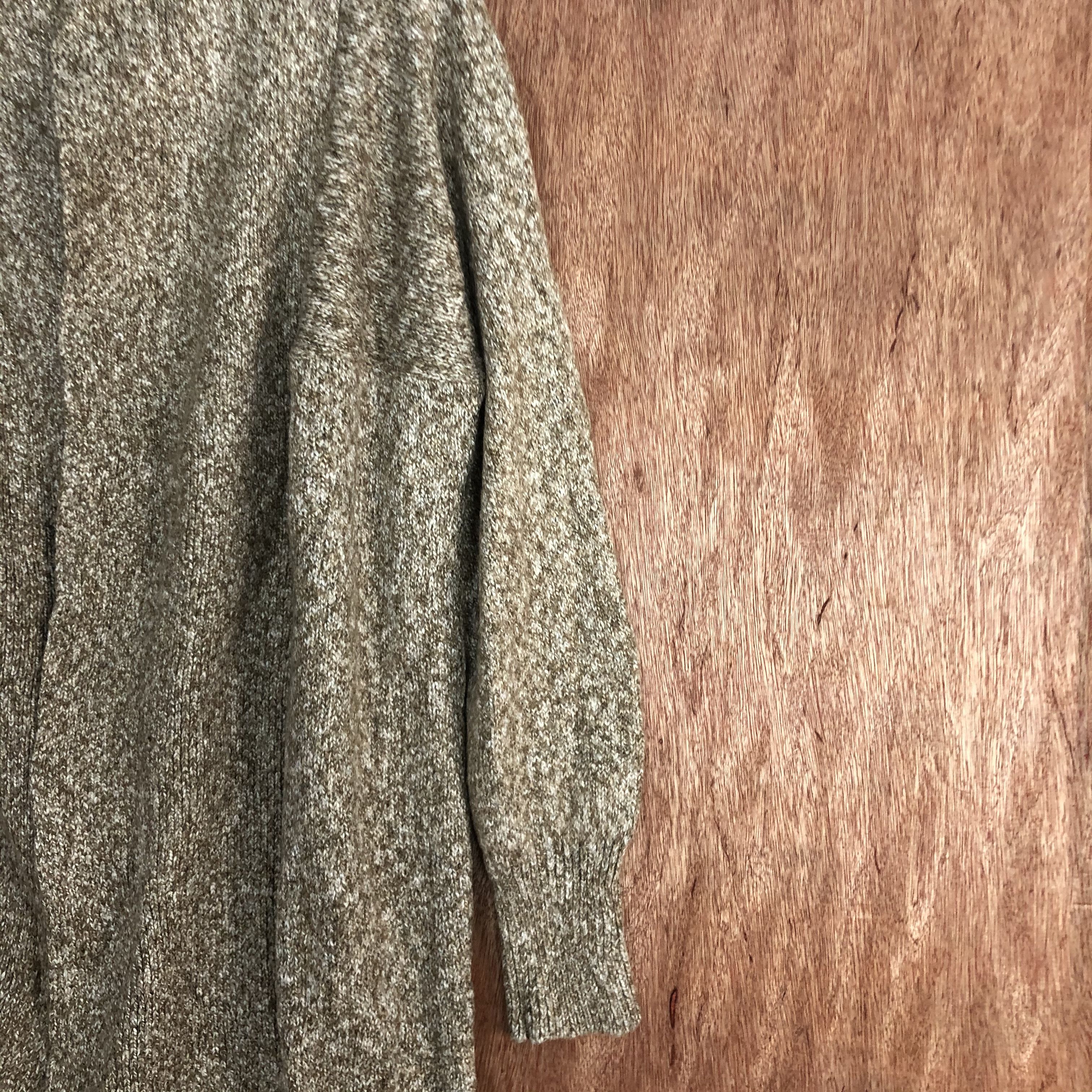 Homespun Knitwear DLL Japan Brown Cardigan knitwear #c448 Size US L / EU 52-54 / 3 - 5 Thumbnail