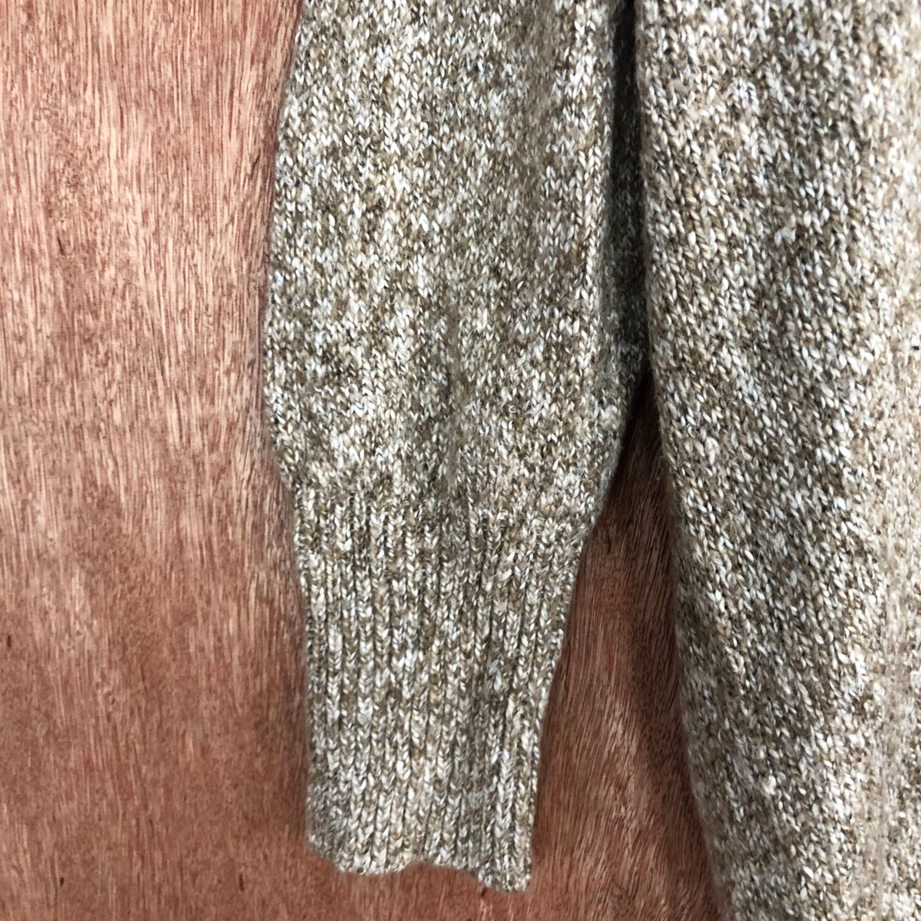 Homespun Knitwear DLL Japan Brown Cardigan knitwear #c448 Size US L / EU 52-54 / 3 - 6 Thumbnail