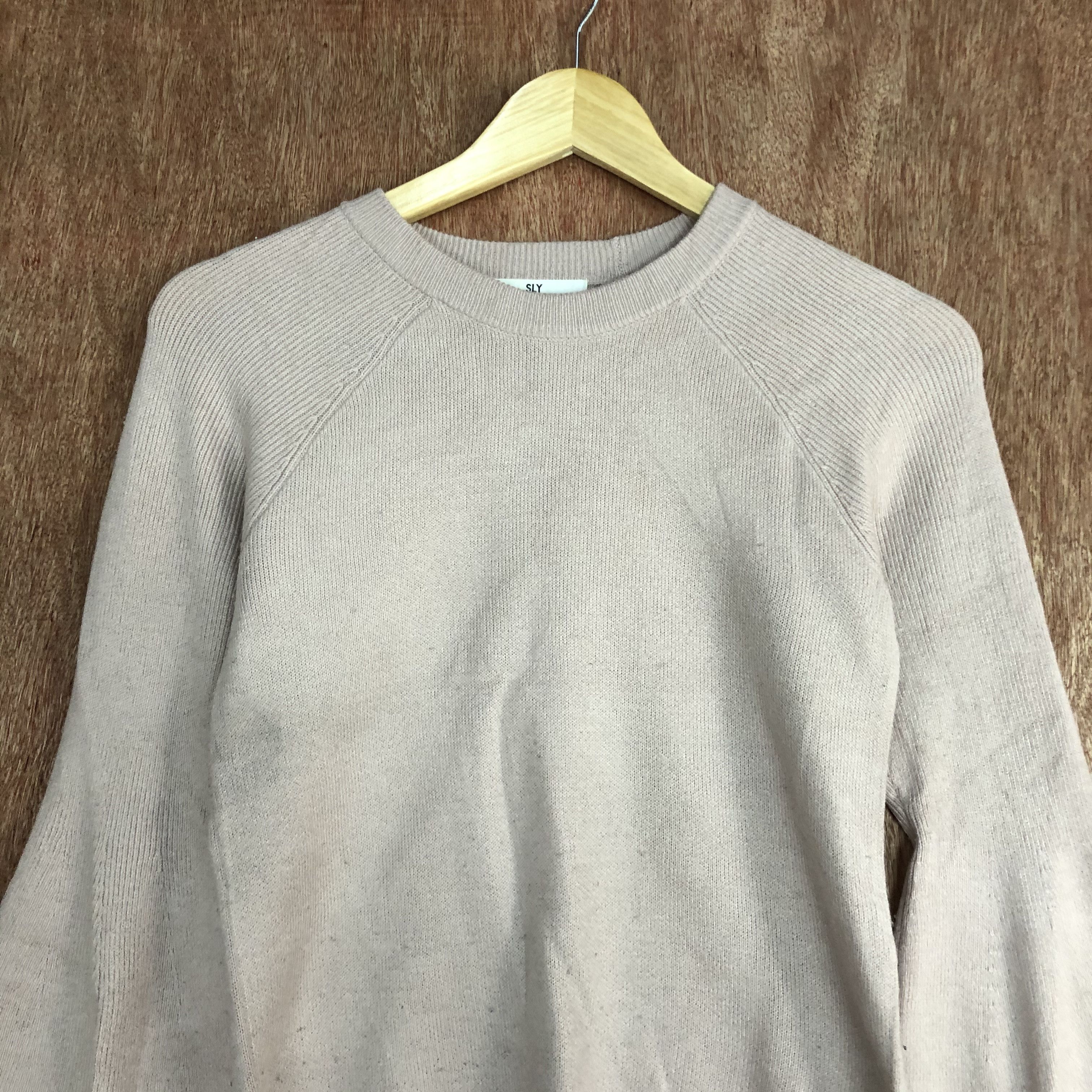 Vintage Sly LIght Pink Knitwear #c454 Size XS / US 0-2 / IT 36-38 - 2 Thumbnail