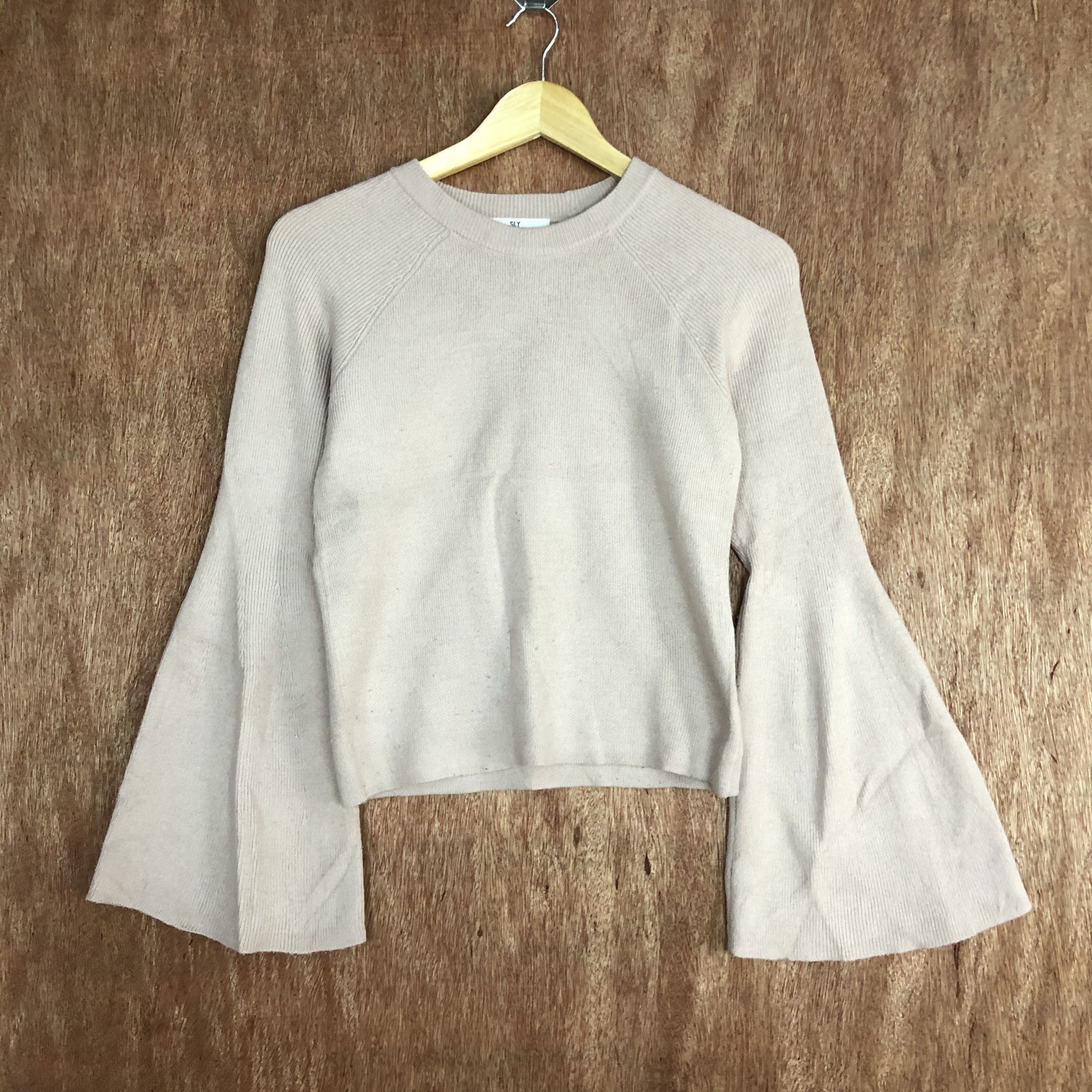 Vintage Sly LIght Pink Knitwear #c454 Size XS / US 0-2 / IT 36-38 - 3 Thumbnail
