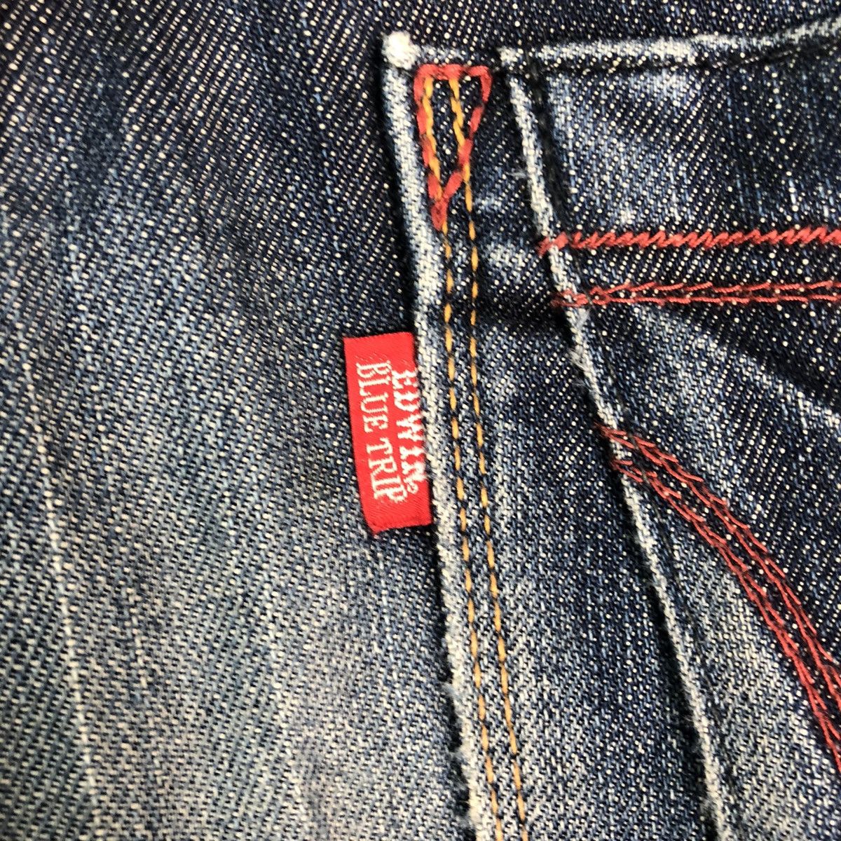 Edwin Edwin Blue Trip Blue distressed Denim Pants #c305 Size US 32 / EU 48 - 11 Thumbnail