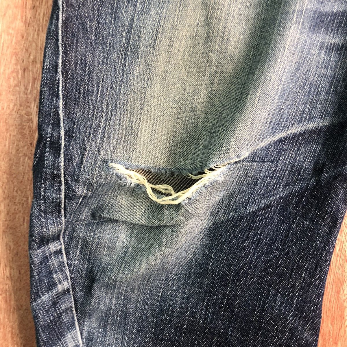 Edwin Edwin Blue Trip Blue distressed Denim Pants #c305 Size US 32 / EU 48 - 5 Thumbnail