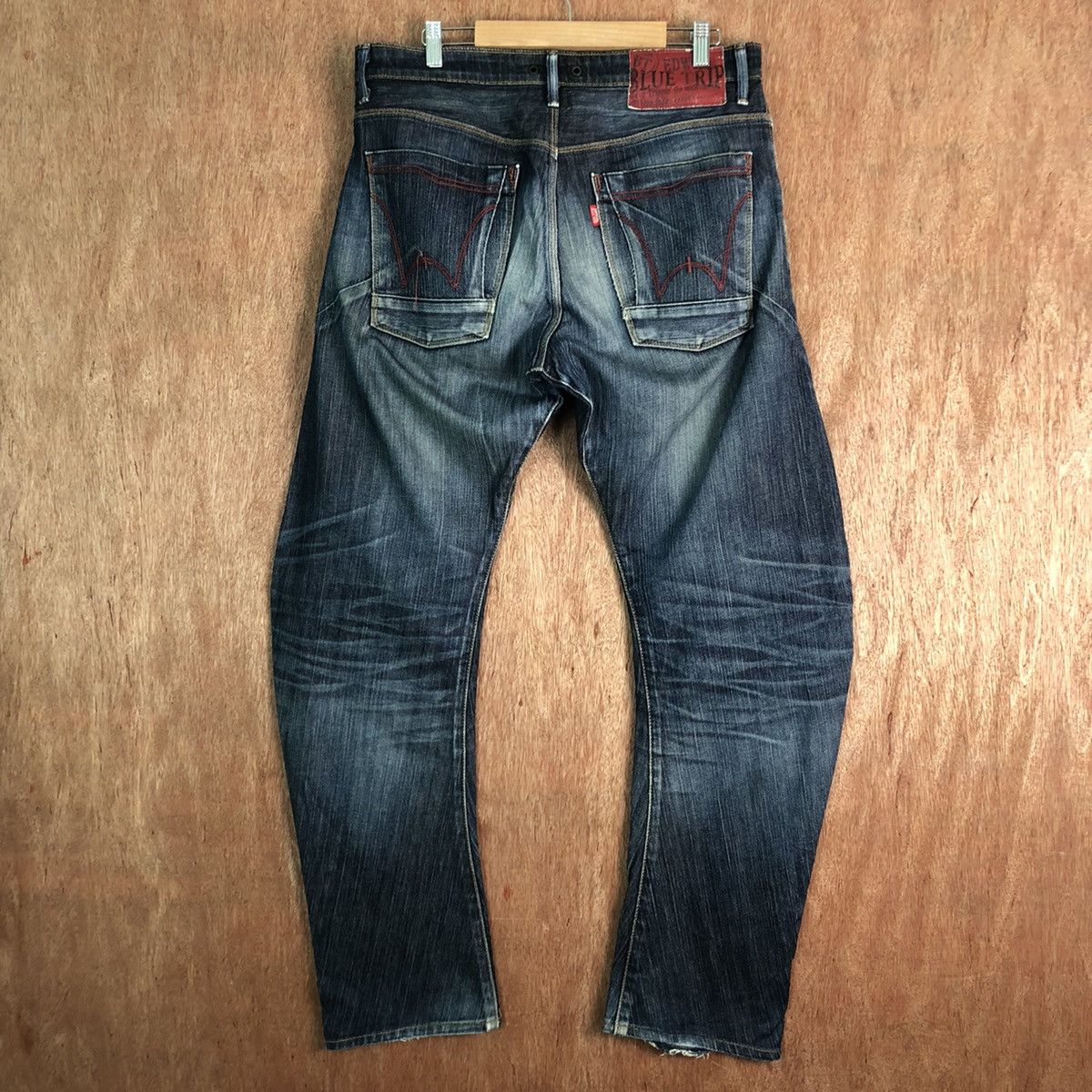 Edwin Edwin Blue Trip Blue distressed Denim Pants #c305 Size US 32 / EU 48 - 8 Thumbnail