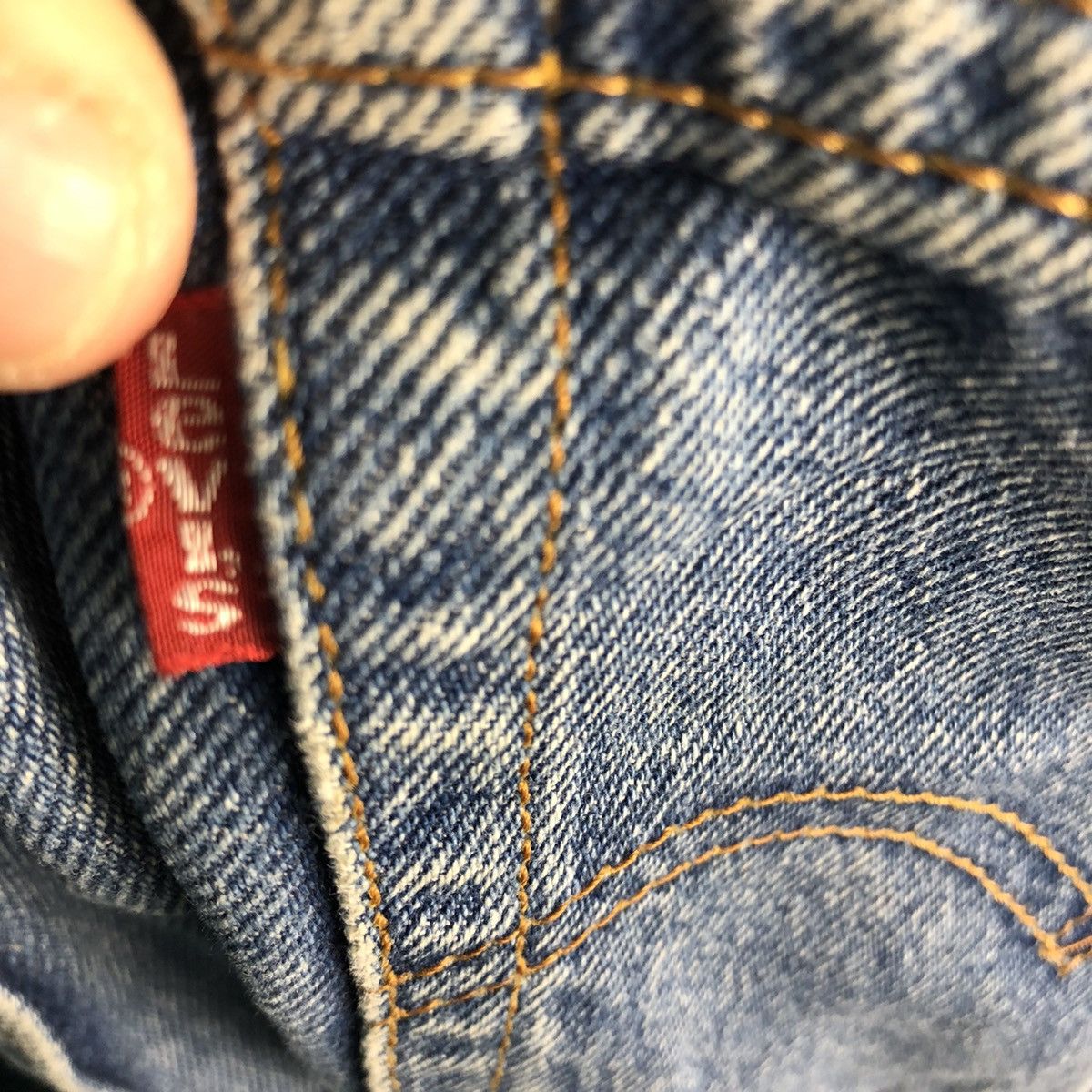 Levi's DLL 505 Levi's Strauss distressed Denim Jeans Pants #c302 Size US 35 - 10 Thumbnail