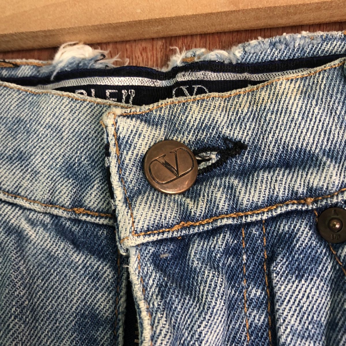 Japanese Brand × Vintage Jeans Bleu Light Blue Denim vintage Jeans Pants #c303 Size US 28 / EU 44 - 4 Thumbnail
