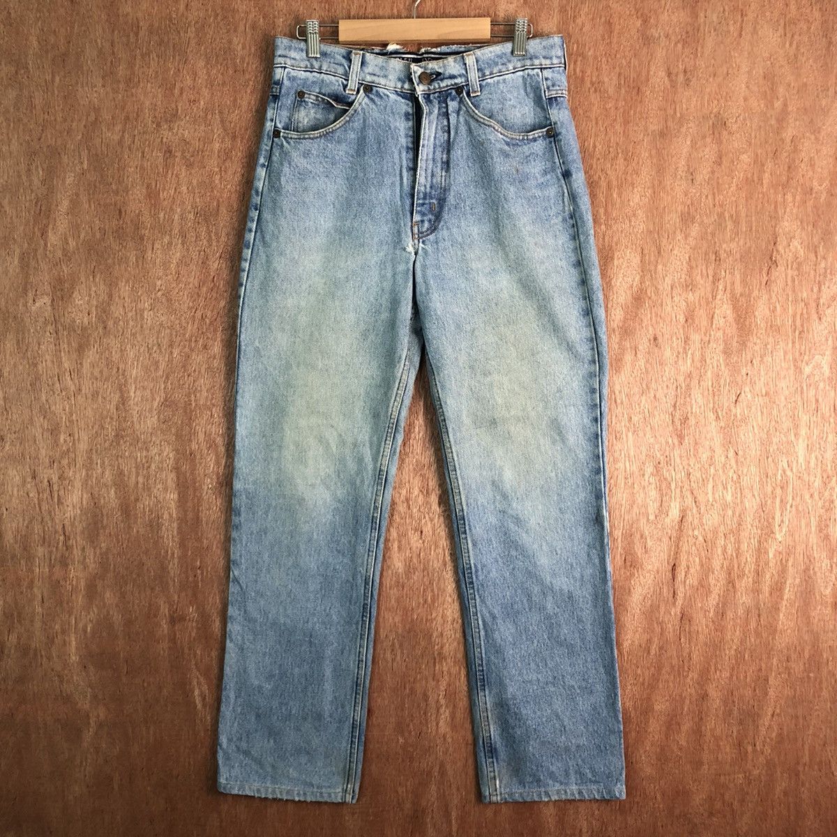 Japanese Brand × Vintage Jeans Bleu Light Blue Denim vintage Jeans Pants #c303 Size US 28 / EU 44 - 1 Thumbnail