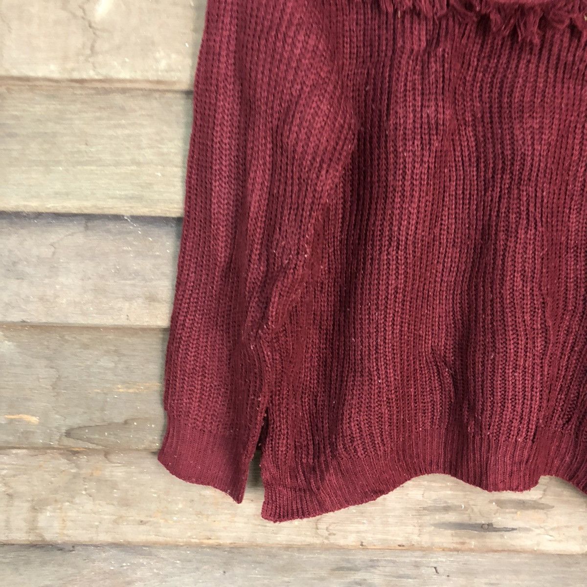 Japanese Brand As Known As Red Mohair Knitwear #H007 Size US M / EU 48-50 / 2 - 4 Thumbnail