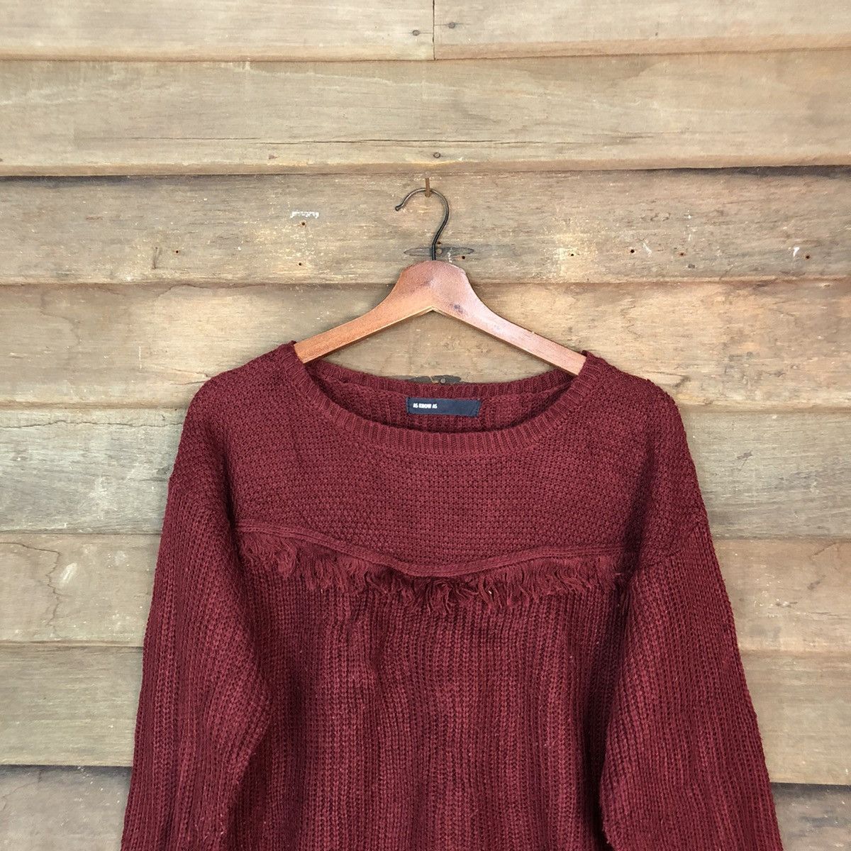Japanese Brand As Known As Red Mohair Knitwear #H007 Size US M / EU 48-50 / 2 - 2 Thumbnail