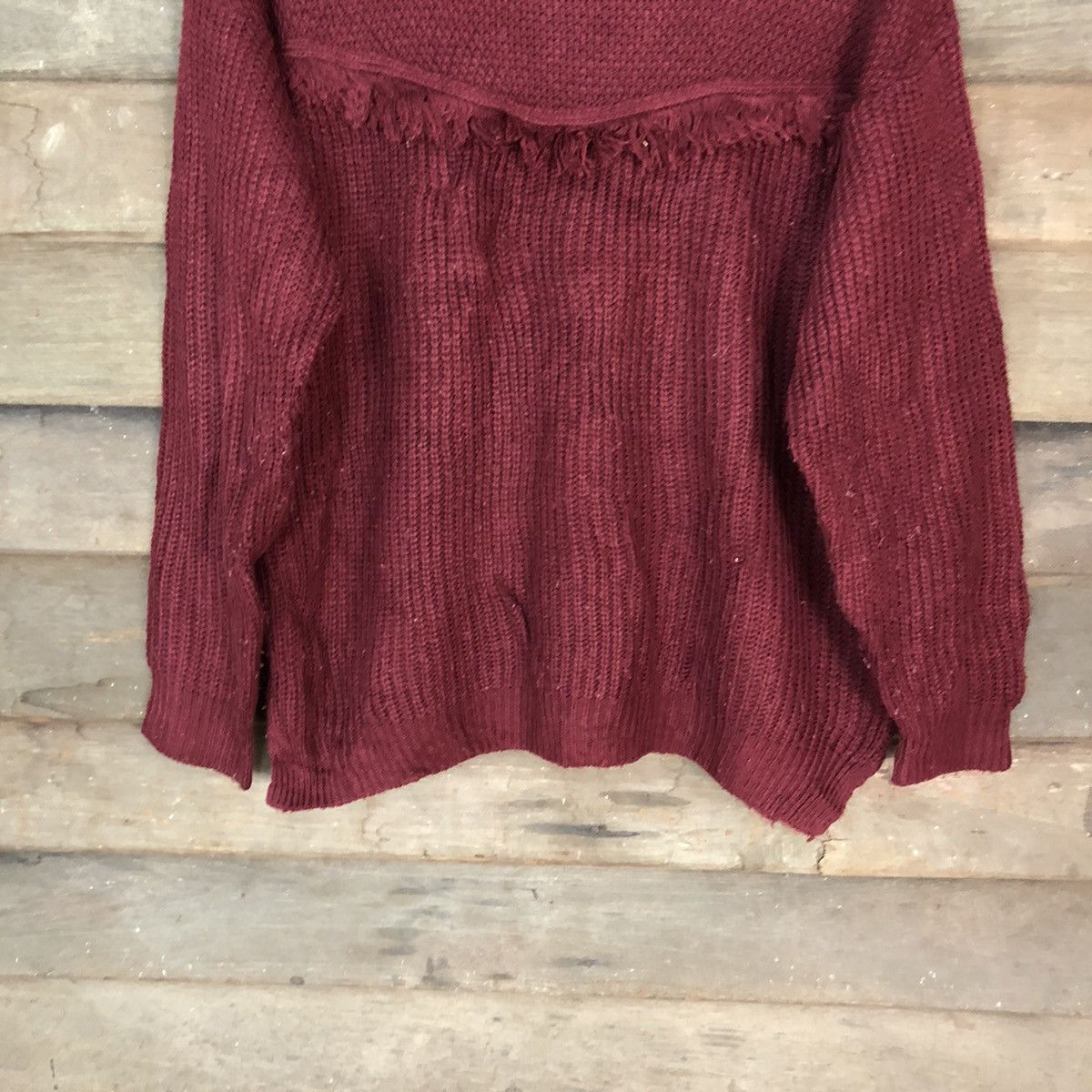 Japanese Brand As Known As Red Mohair Knitwear #H007 Size US M / EU 48-50 / 2 - 3 Thumbnail
