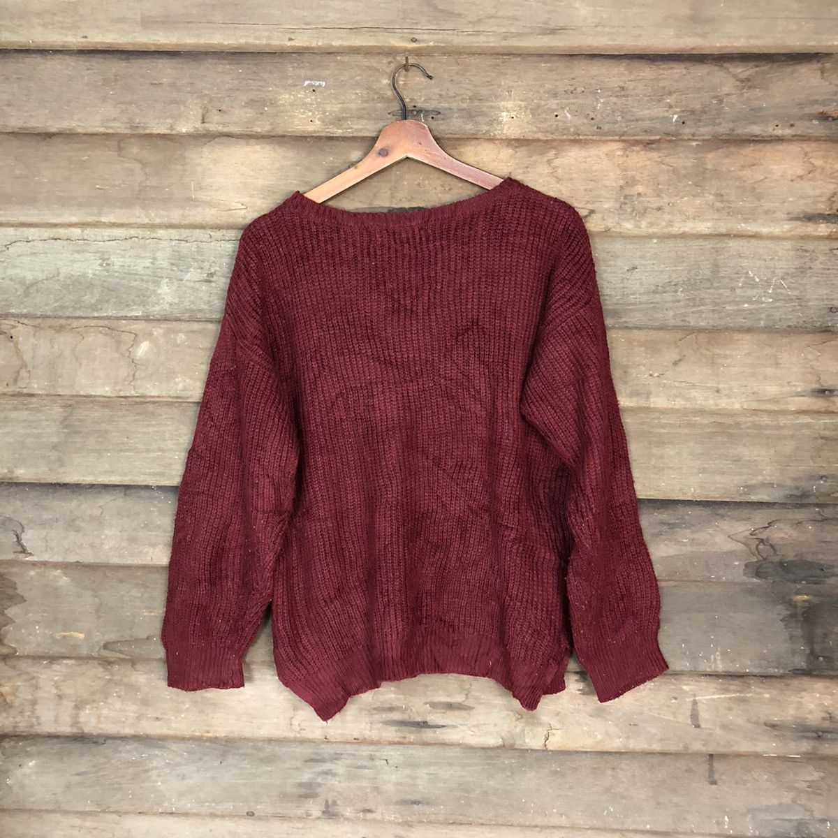 Japanese Brand As Known As Red Mohair Knitwear #H007 Size US M / EU 48-50 / 2 - 9 Thumbnail