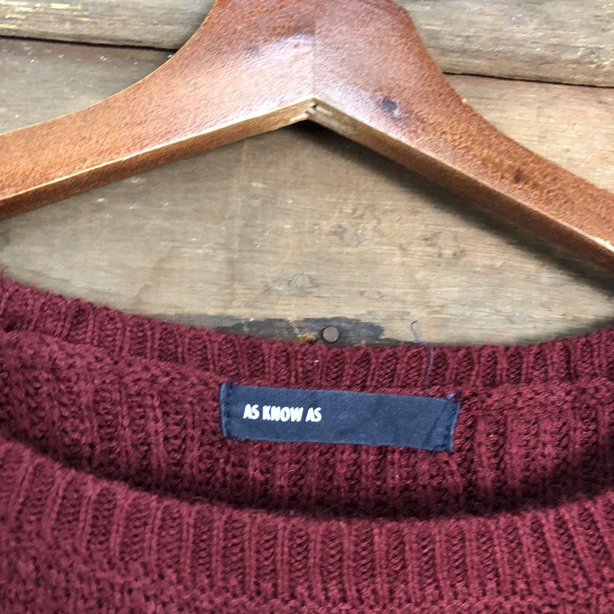 Japanese Brand As Known As Red Mohair Knitwear #H007 Size US M / EU 48-50 / 2 - 6 Thumbnail