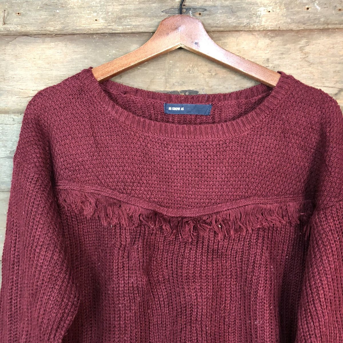 Japanese Brand As Known As Red Mohair Knitwear #H007 Size US M / EU 48-50 / 2 - 7 Thumbnail