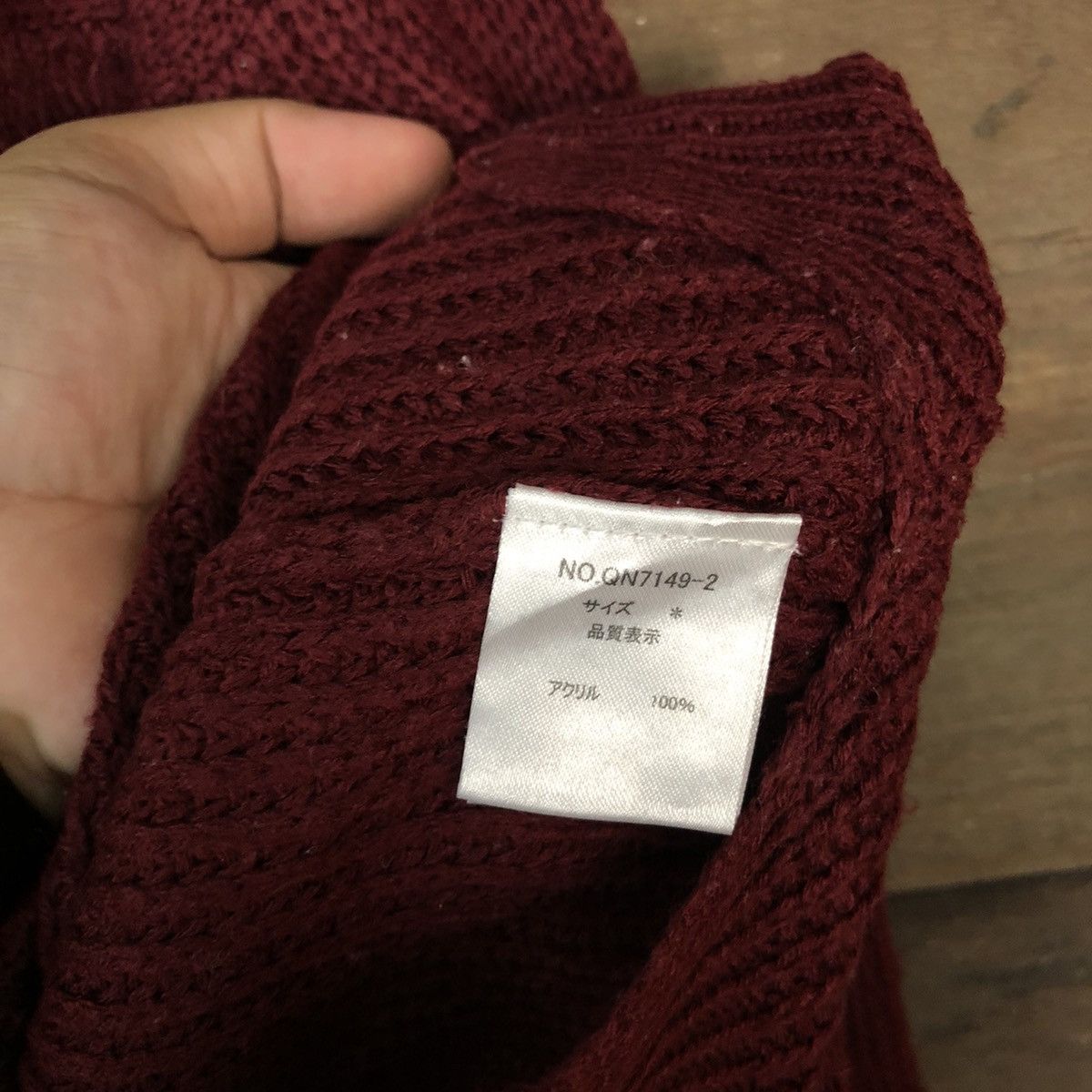 Japanese Brand As Known As Red Mohair Knitwear #H007 Size US M / EU 48-50 / 2 - 8 Thumbnail