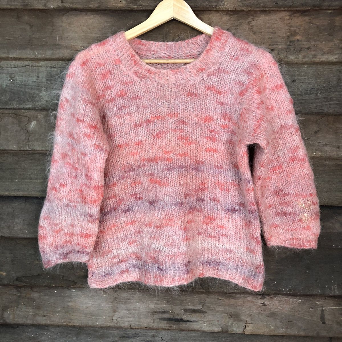 Homespun Knitwear Japanese Brand Mohair vintage Knitwear #H043 Size XS / US 0-2 / IT 36-38 - 3 Thumbnail