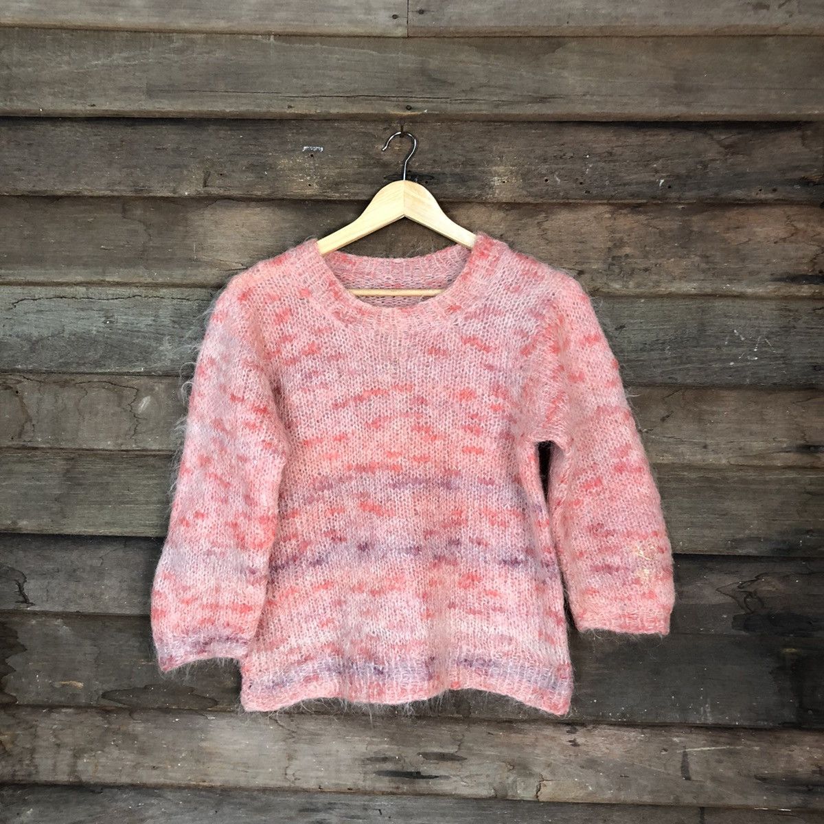 Homespun Knitwear Japanese Brand Mohair vintage Knitwear #H043 Size XS / US 0-2 / IT 36-38 - 1 Thumbnail