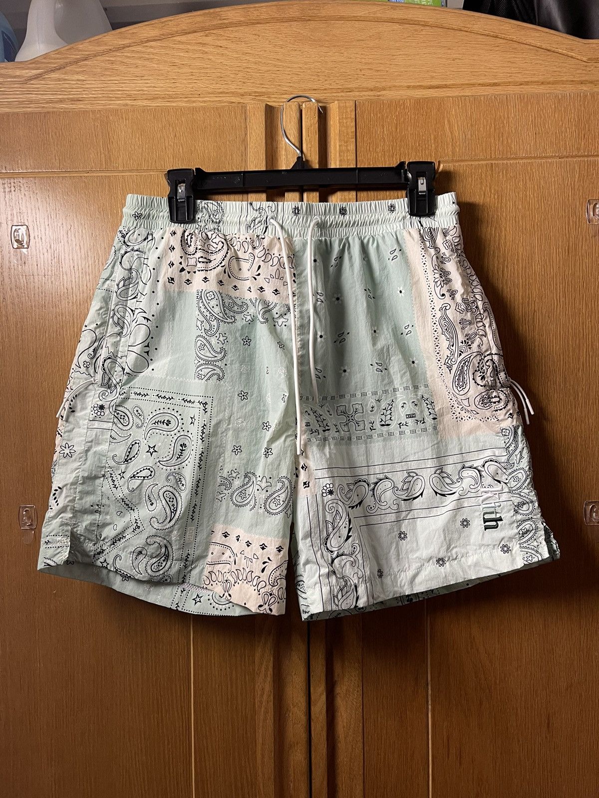 Kith Printed Active Swim Short Indigo XL - ショートパンツ