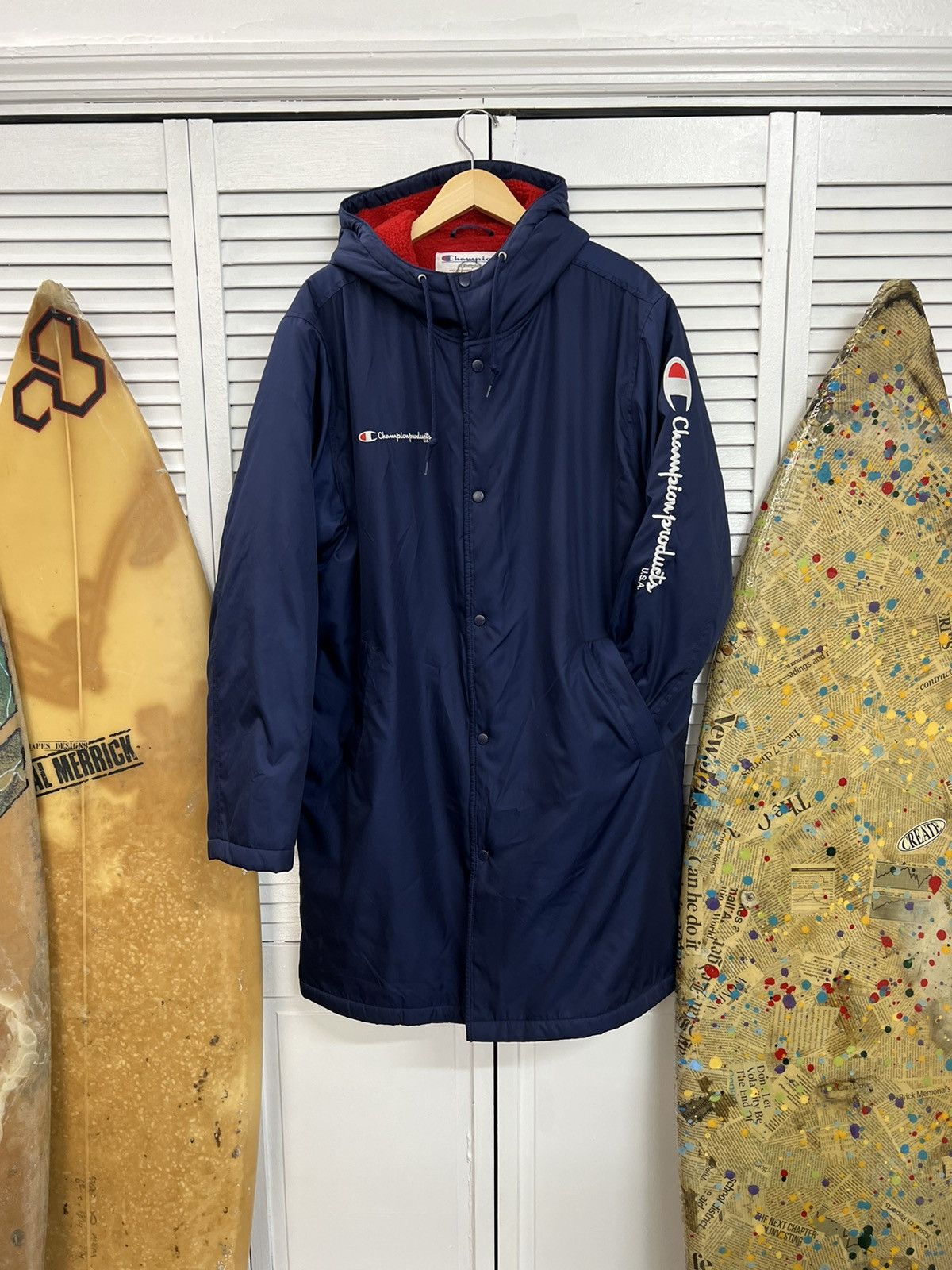 Champion × Supreme Supreme stadium parka Size US XL / EU 56 / 4 - 2 Thumbnail