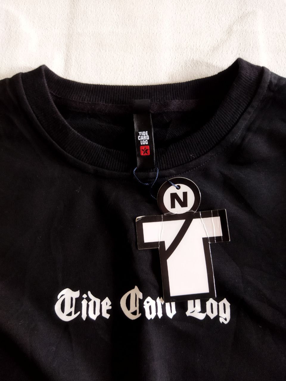 Japanese Brand Tide Card Log Japan Flame Sweatshirt Size US L / EU 52-54 / 3 - 6 Thumbnail