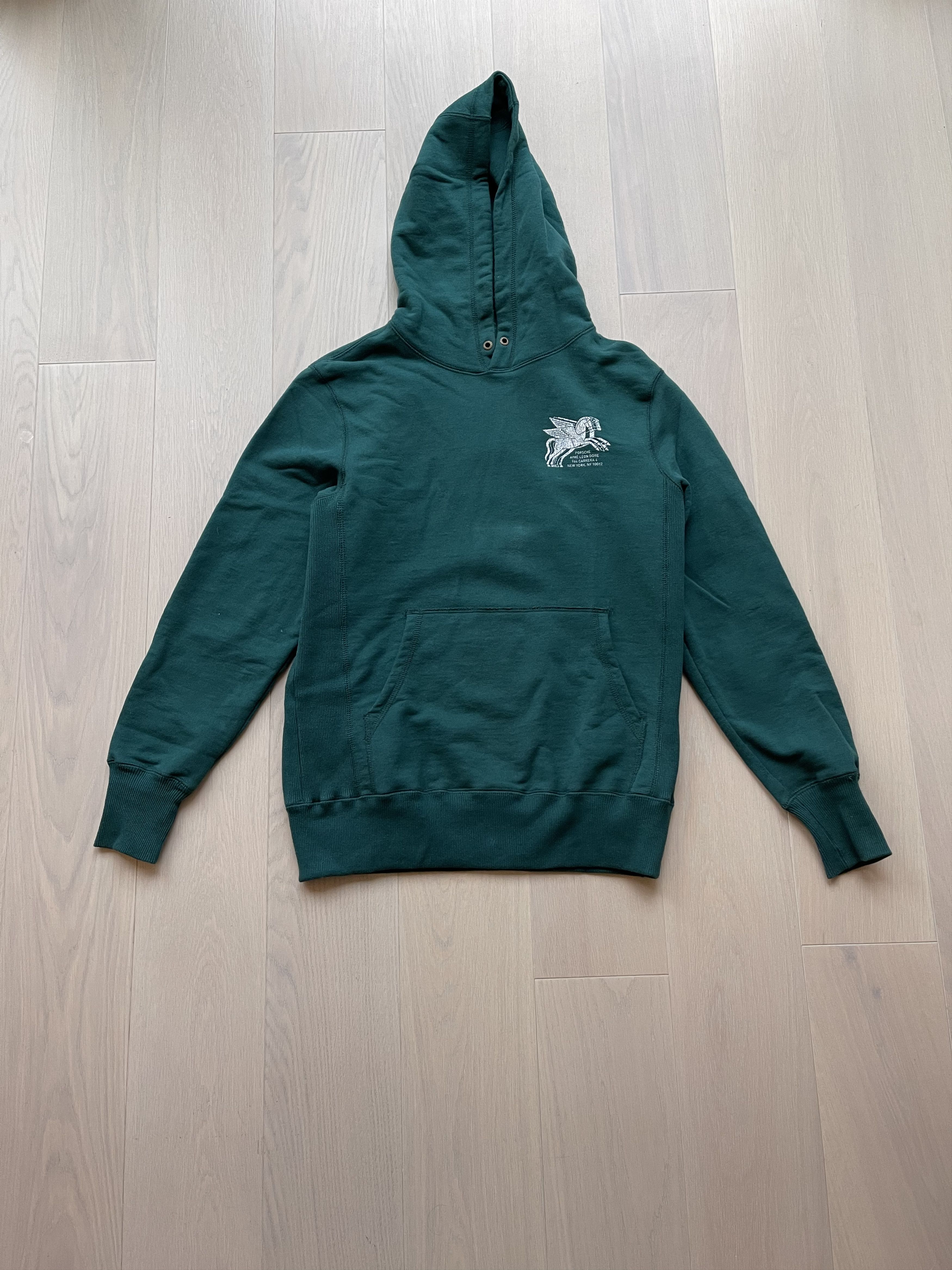 Aime Leon Dore x Porsche 964 Pegasus Green Hoodie
