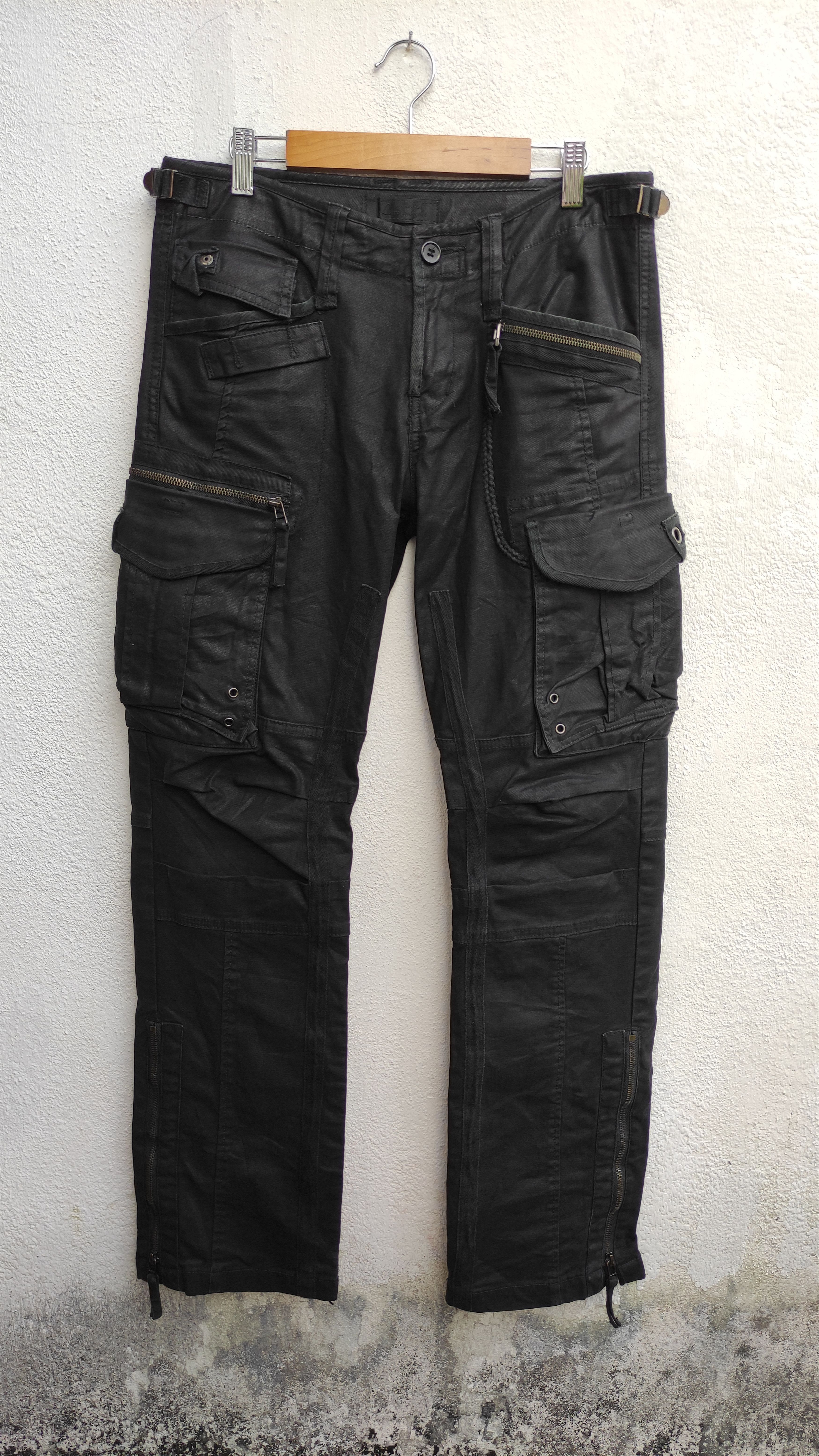 Japanese Brand × Seditionaries Jackrose Luv Maison Multipocket Bondage Pants Size US 32 / EU 48 - 2 Thumbnail