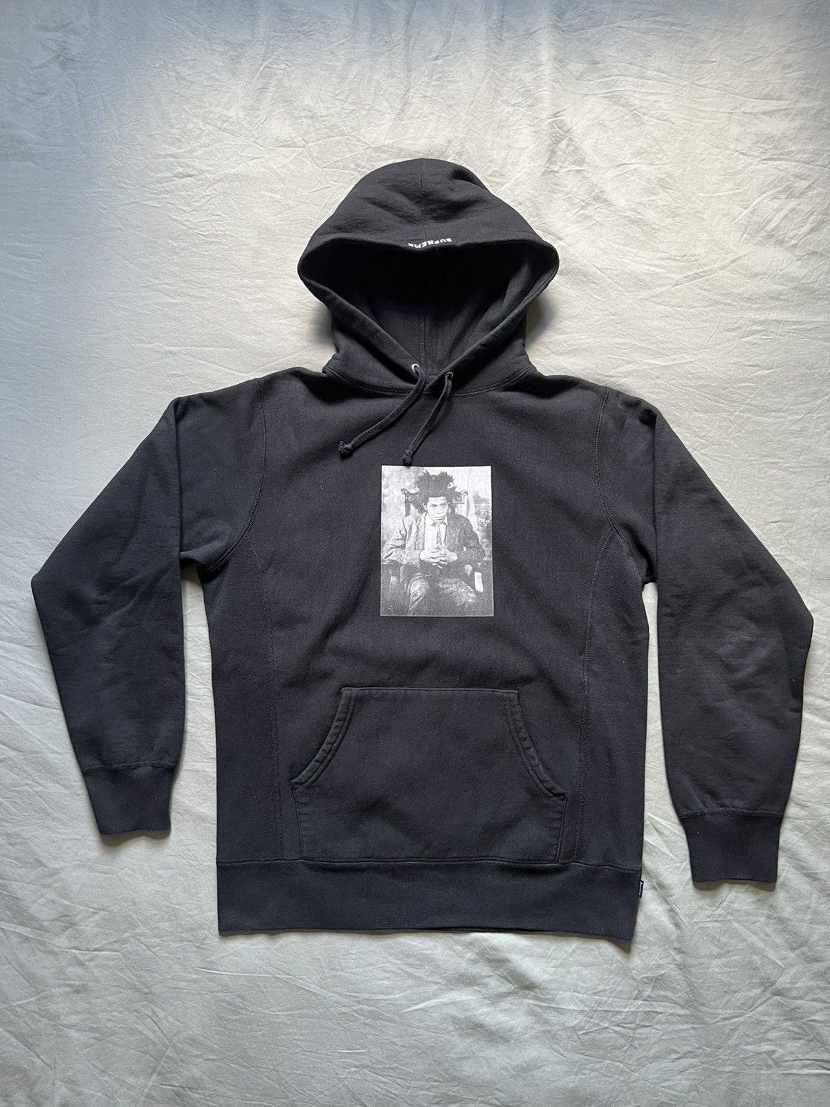 Supreme Supreme x Jean-Michel Basquiat FW13 Black Hoodie | Grailed