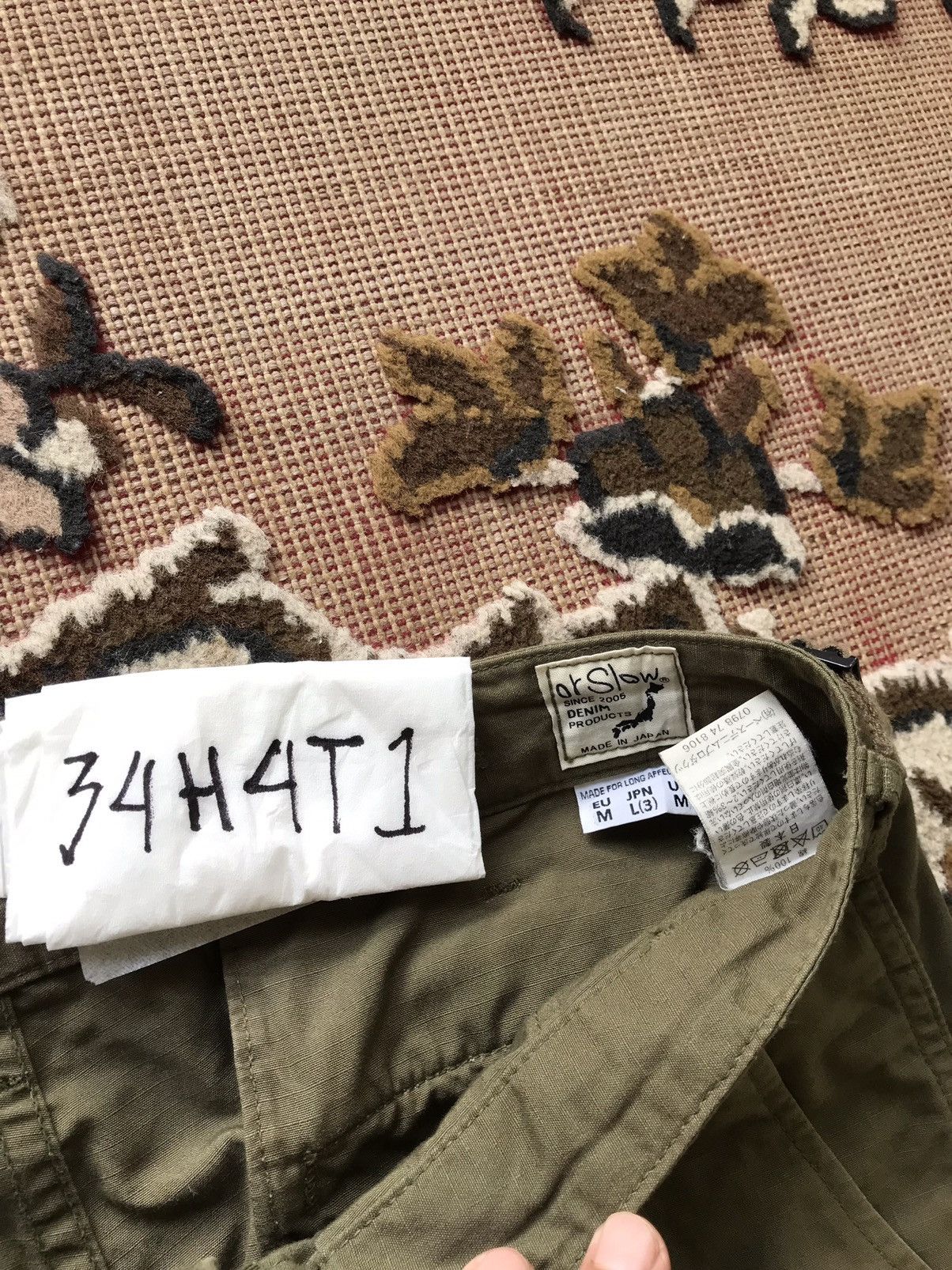 Japanese Brand × Orslow Orslow US Army Cargo Pants Size US 33 - 7 Thumbnail
