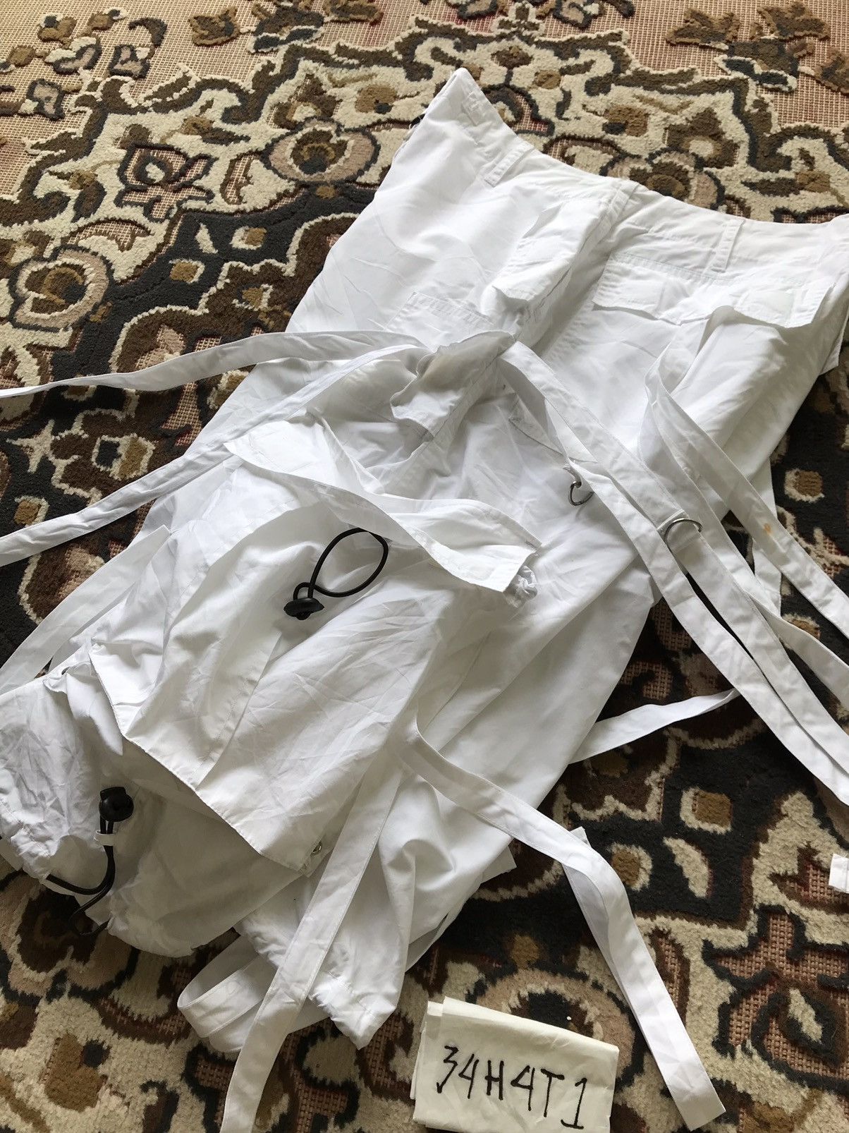 If Six Was Nine × PPFM × Tete Homme Hyper Bondage Parachute Cargo Pants Size US 31 - 4 Thumbnail