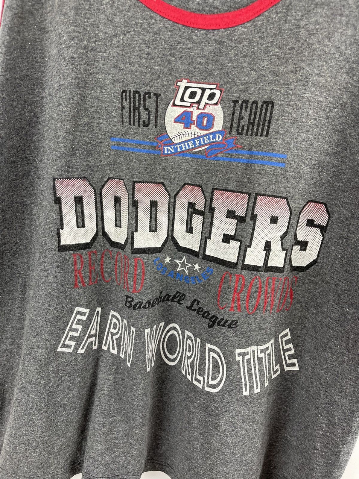 MLB Vintage 80s 90s la Dodgers MLB record crowds Size US L / EU 52-54 / 3 - 3 Thumbnail