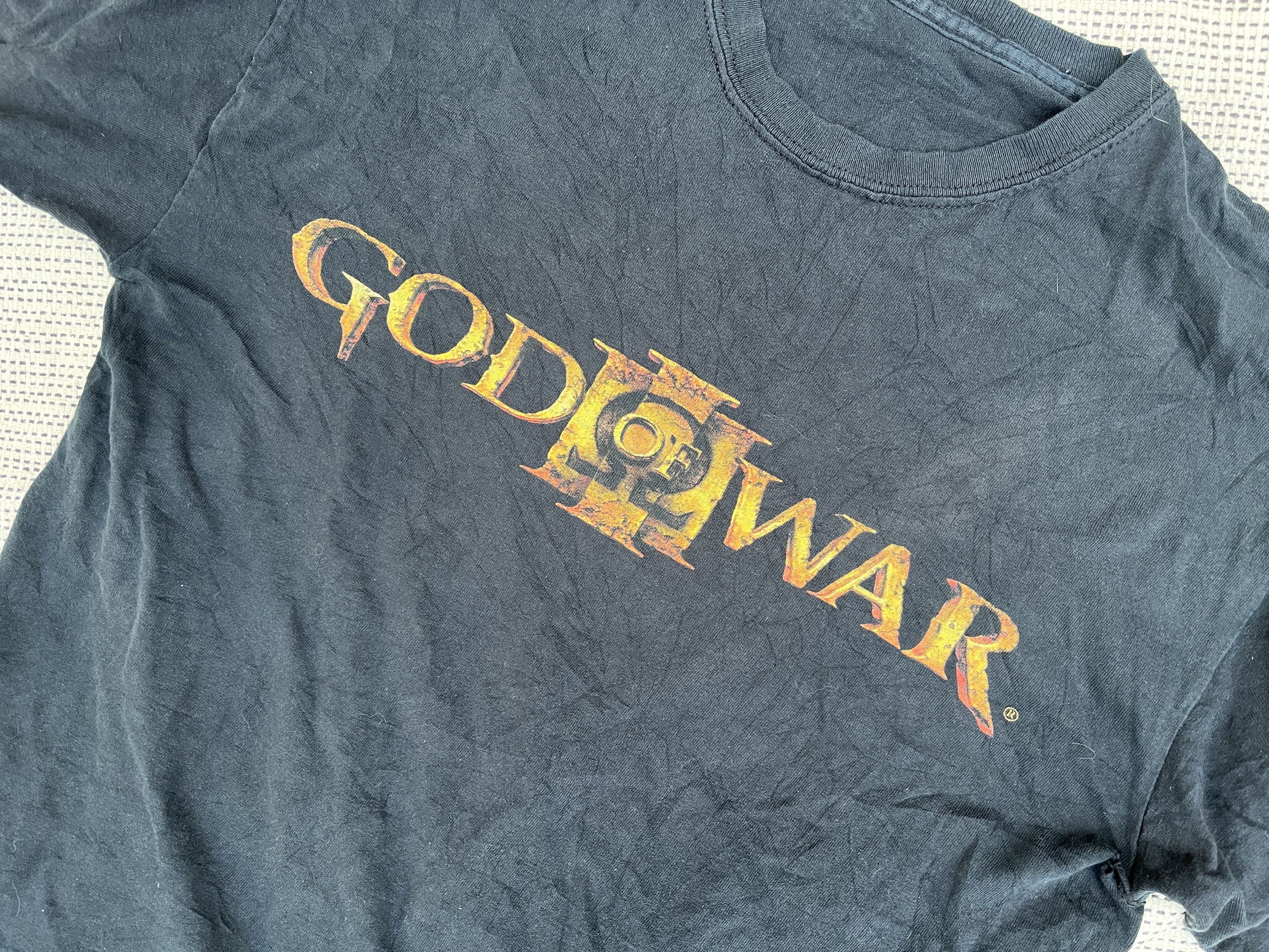 Playstation × Sony GOD OF WAR 3 III T -shirts Size US XXS / EU 40 - 2 Thumbnail