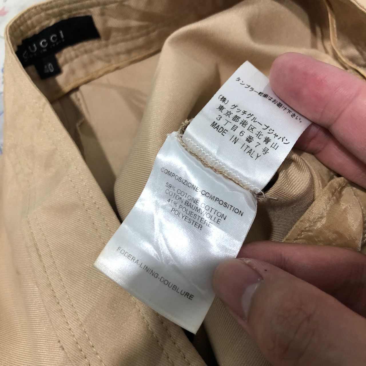 Gucci Gucci Womens Brown Trouser Size 29" - 9 Thumbnail