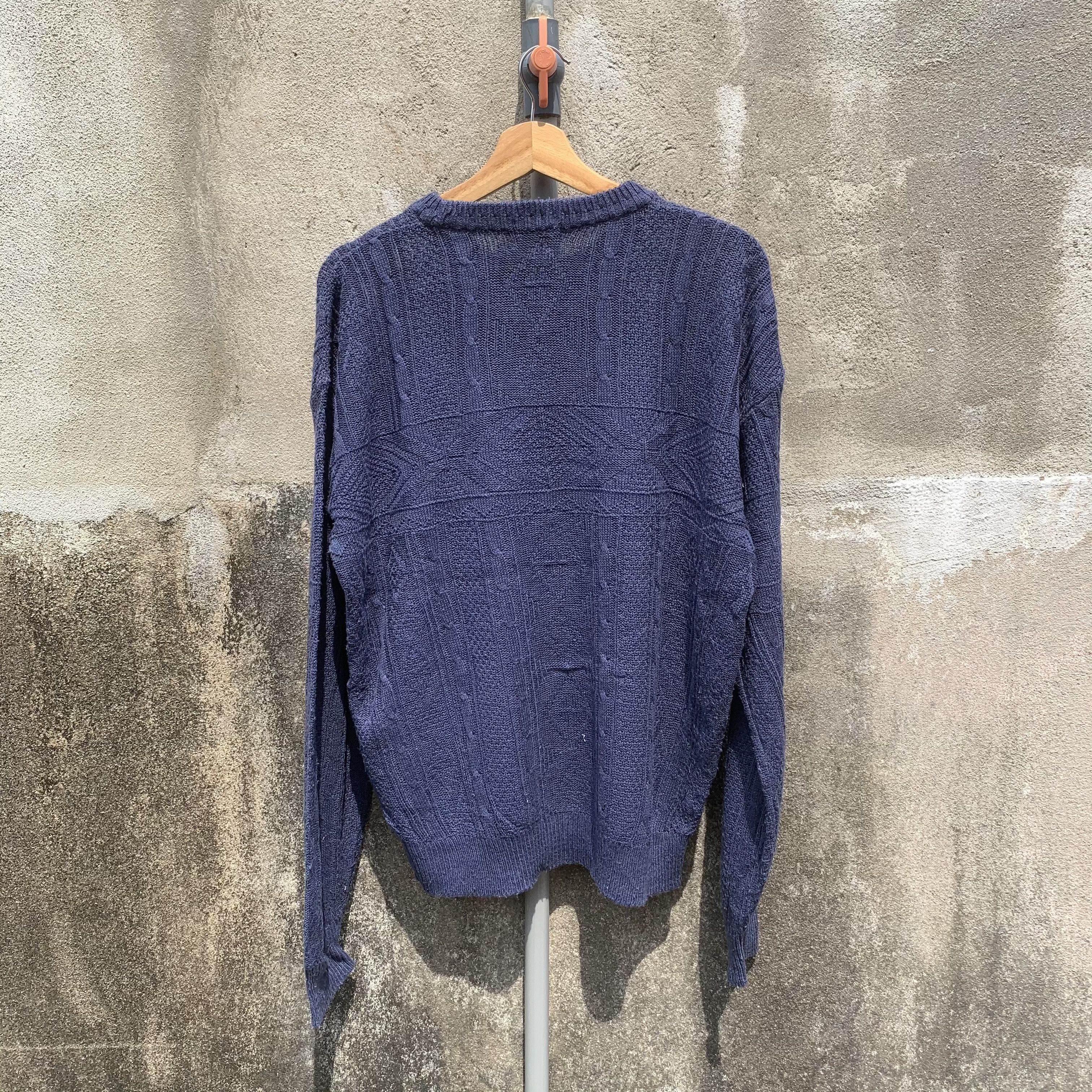 Aran Isles Knitwear Vintage DECADE JAPAN Knit Jumper Pullover VERY RARE Sweater Size US L / EU 52-54 / 3 - 8 Thumbnail