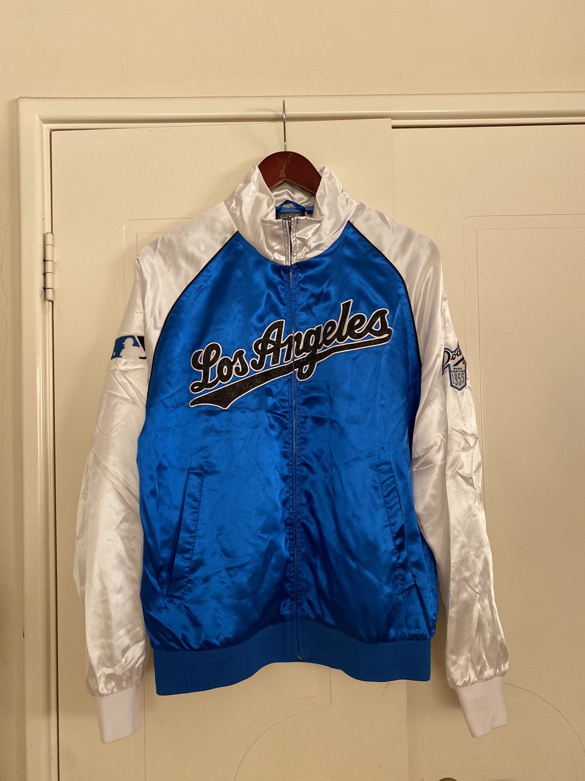 Majestic Vintage Baseball Usa Jacket Los Angeles Dodgers La 