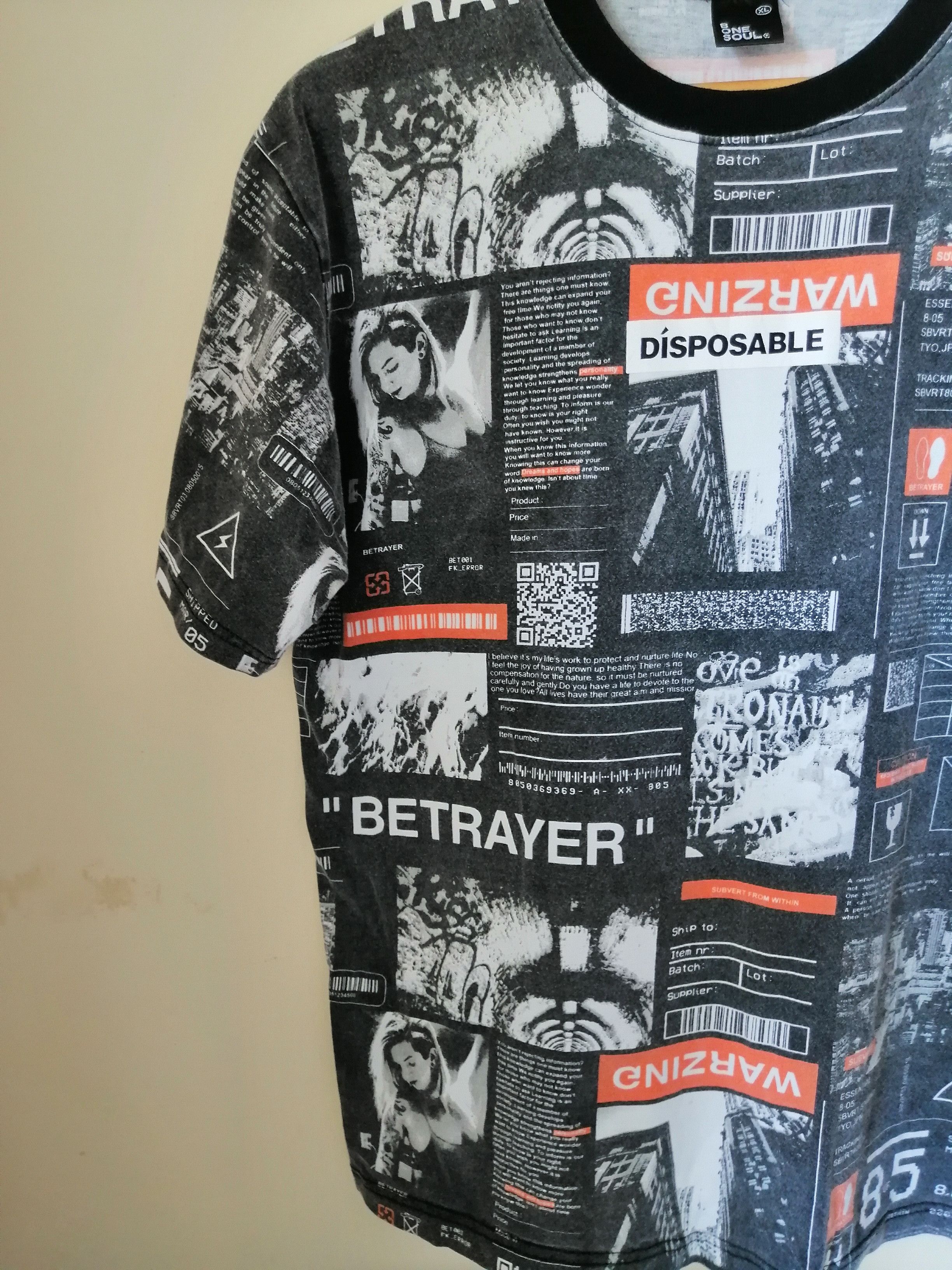 Japanese Brand Full print Be One Soul tshirt x Japanes Brand Size US XL / EU 56 / 4 - 11 Thumbnail