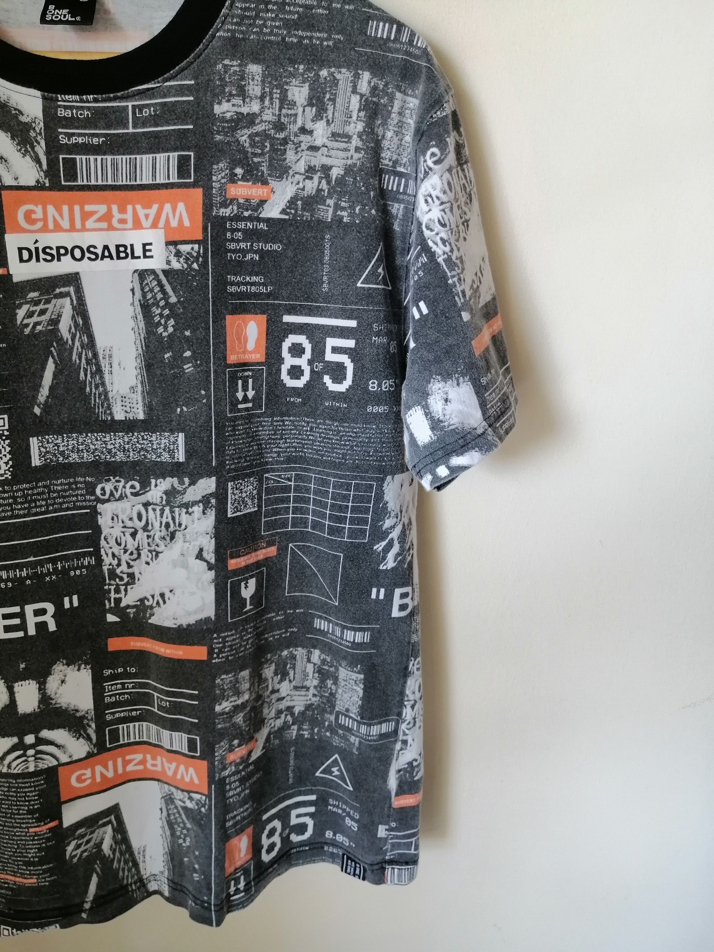 Japanese Brand Full print Be One Soul tshirt x Japanes Brand Size US XL / EU 56 / 4 - 10 Thumbnail