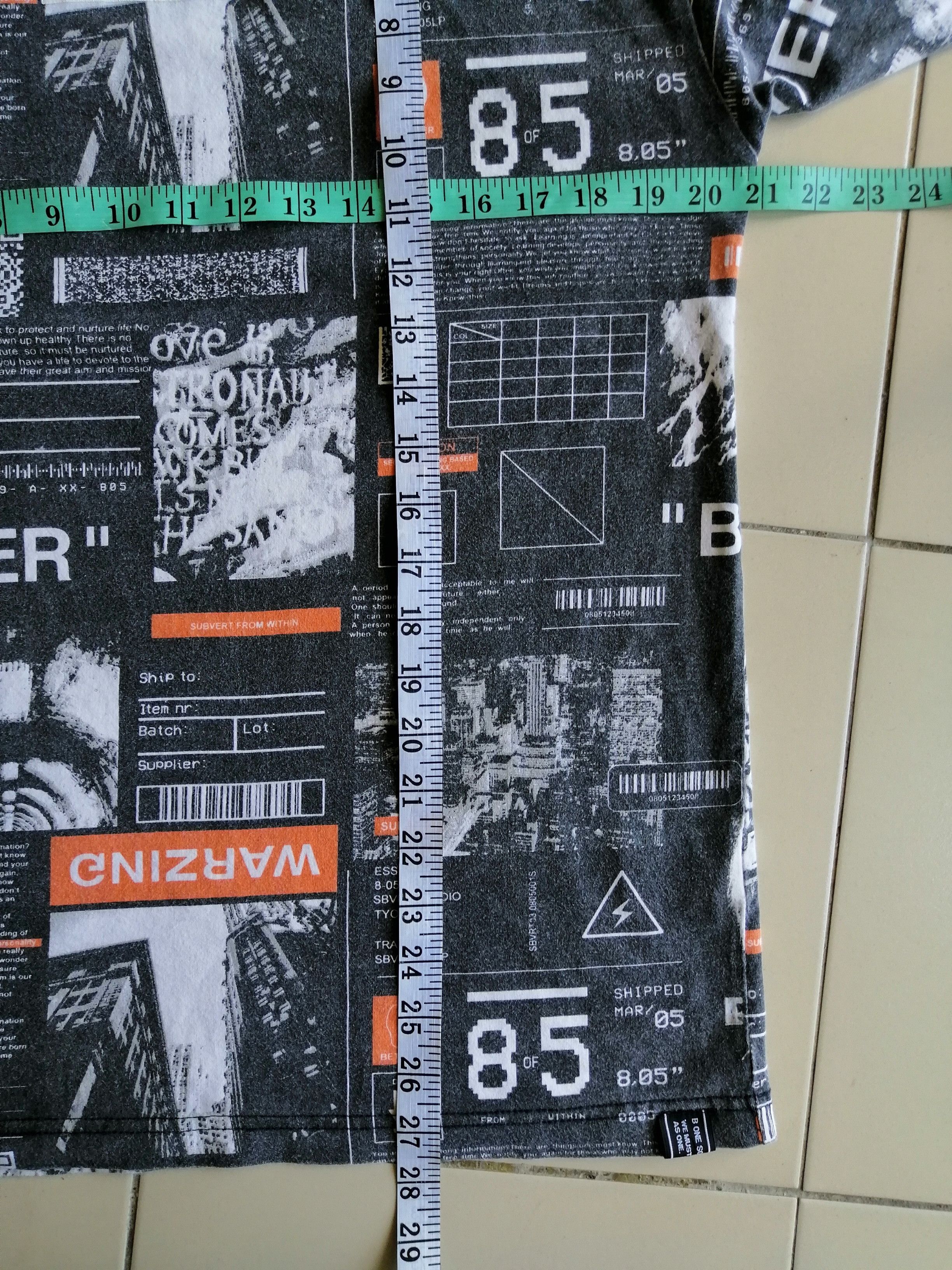 Japanese Brand Full print Be One Soul tshirt x Japanes Brand Size US XL / EU 56 / 4 - 4 Thumbnail
