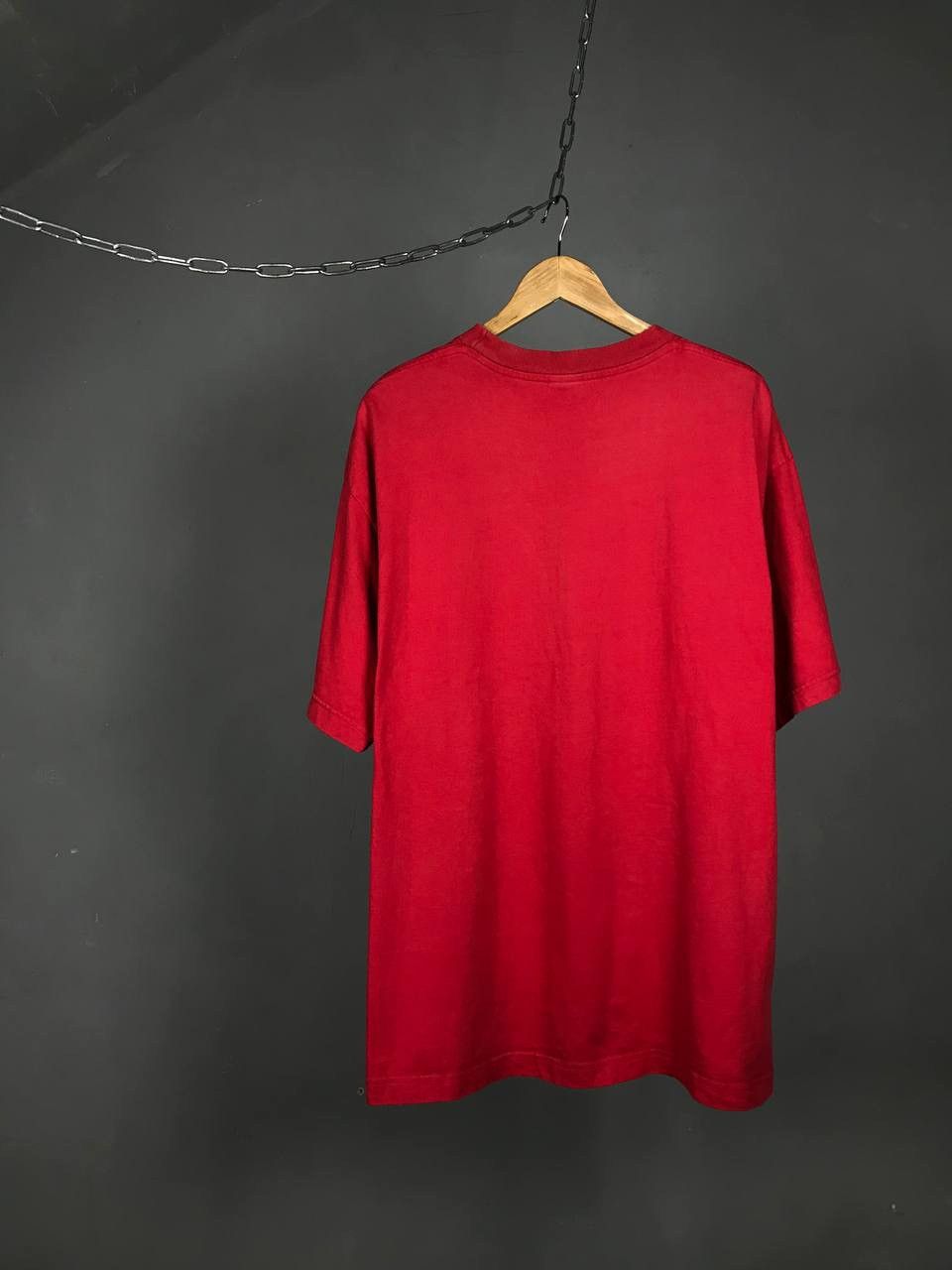 Nike × Vintage Nike swoosh streetwear vintage center logo tee Size US XL / EU 56 / 4 - 8 Thumbnail