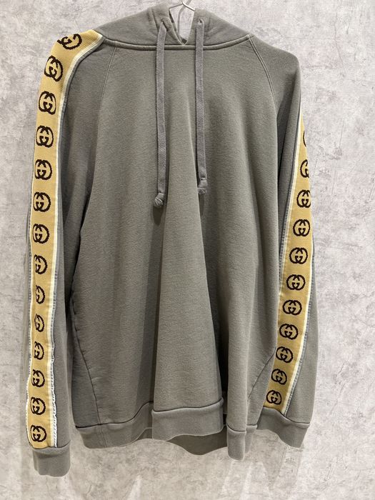 Gucci Gucci Grey Interlocking G hoodie Grailed