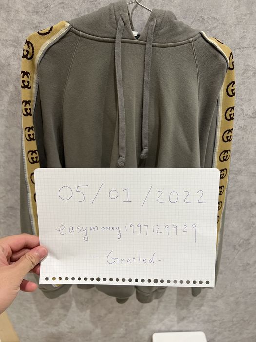 Gucci Gucci Grey Interlocking G hoodie Grailed