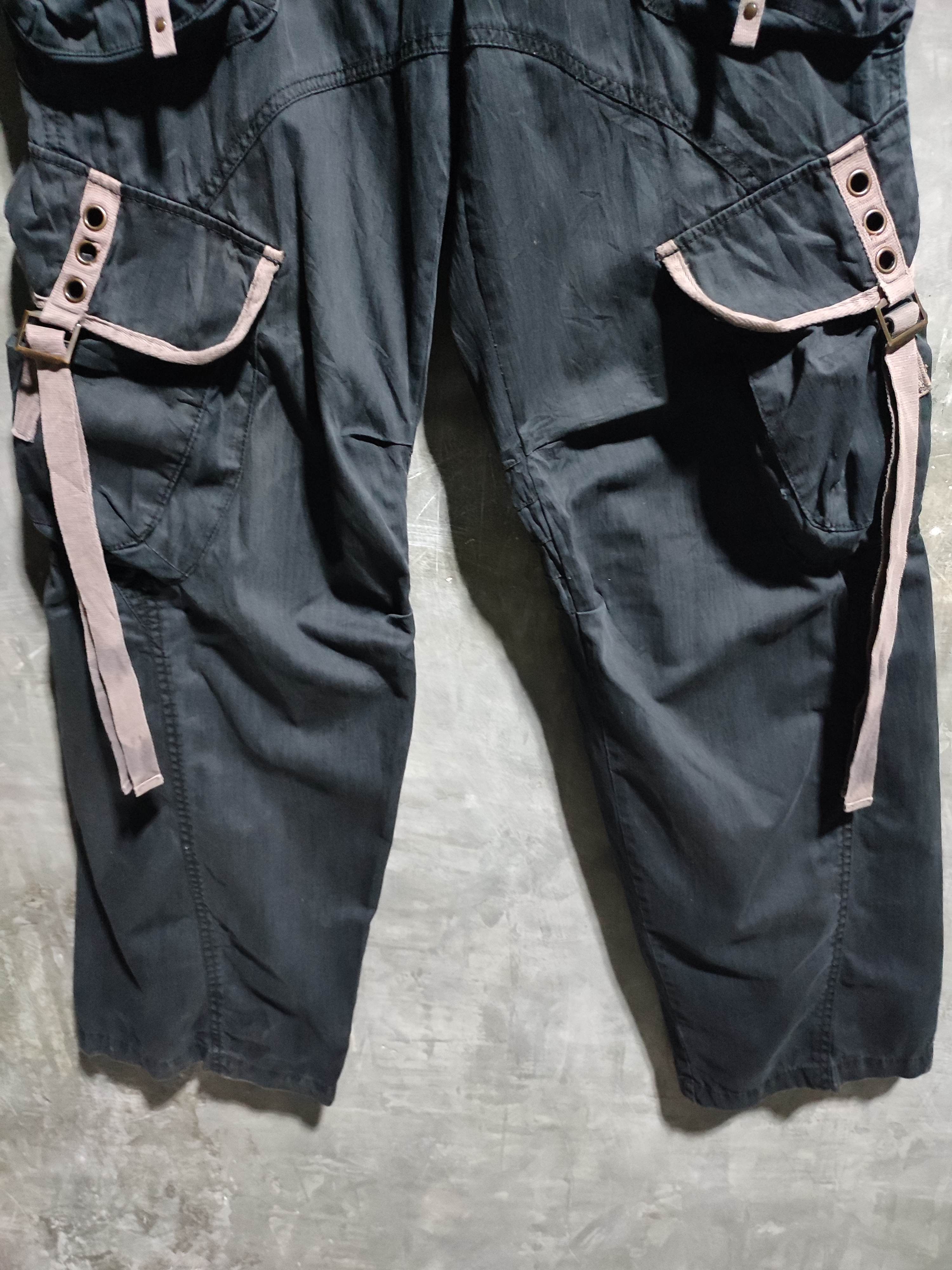 Designer 🔥Jambangee Multipocket Tactical Cargo Pants bondage Punk Size US 31 - 3 Thumbnail