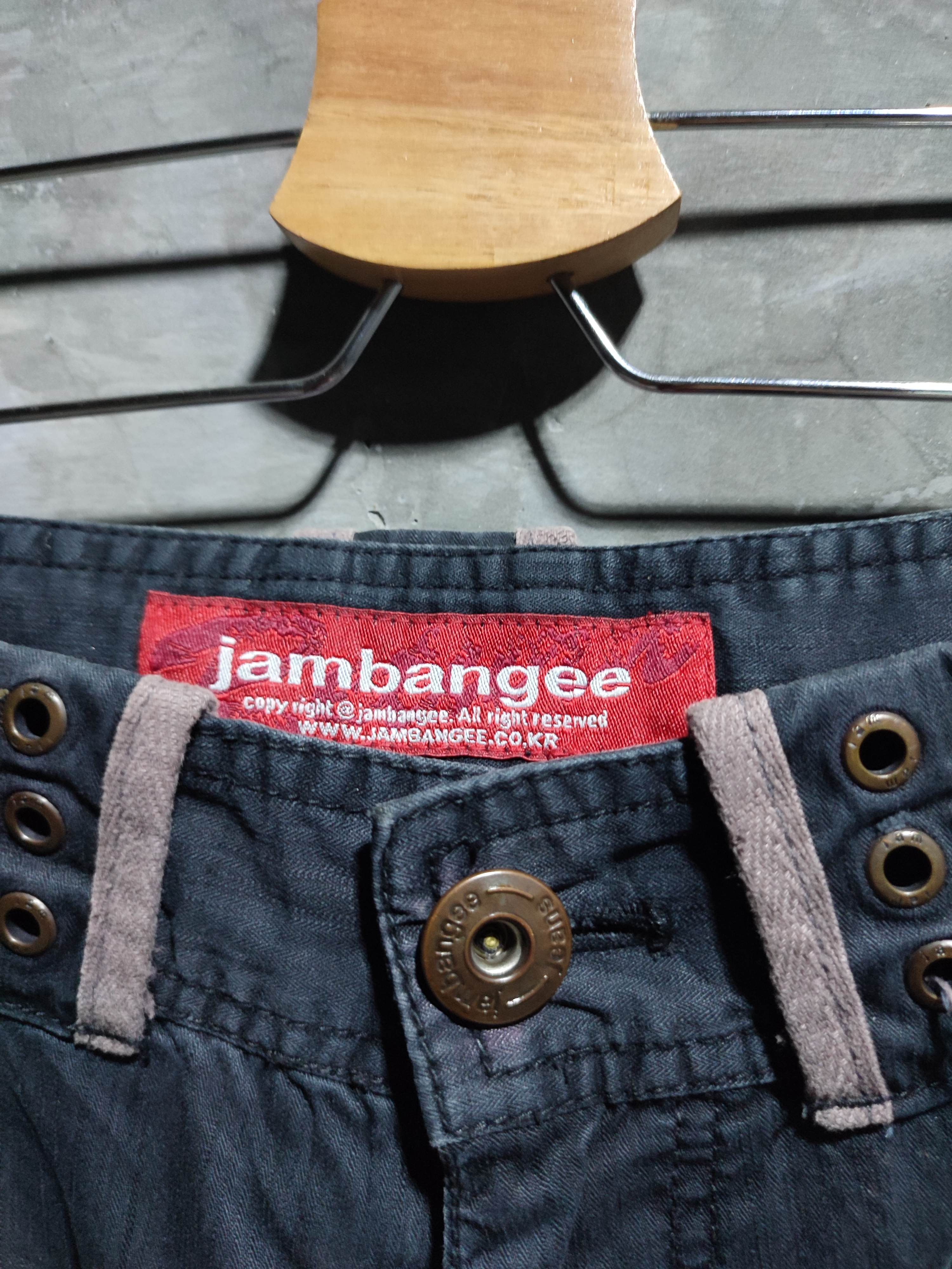 Designer 🔥Jambangee Multipocket Tactical Cargo Pants bondage Punk Size US 31 - 4 Thumbnail