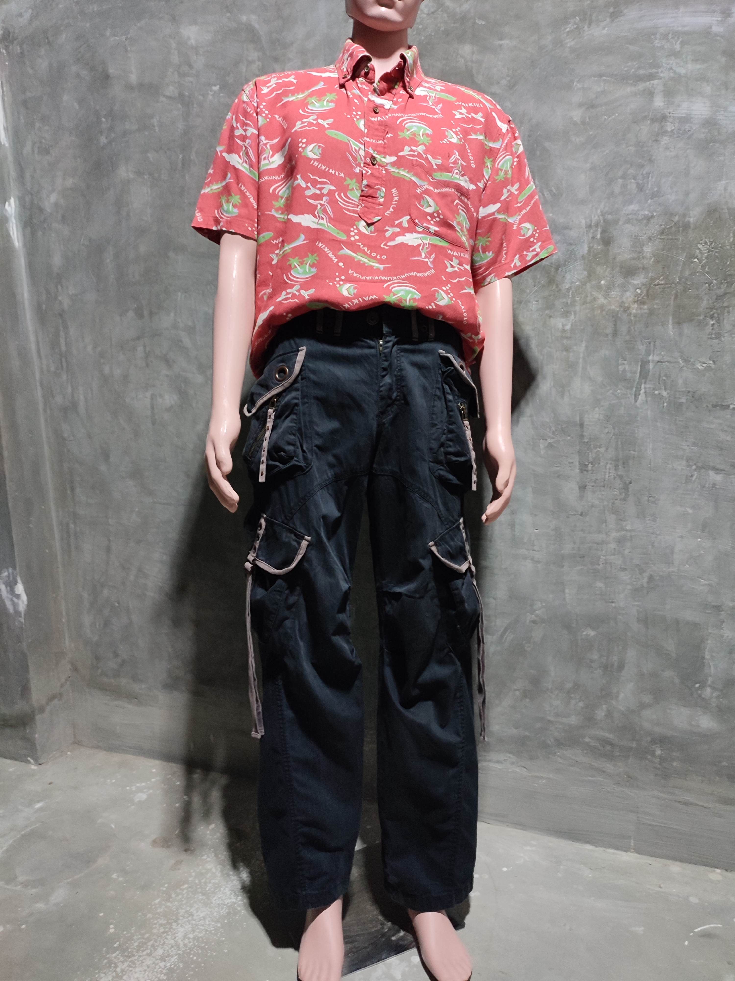 Designer 🔥Jambangee Multipocket Tactical Cargo Pants bondage Punk Size US 31 - 9 Thumbnail