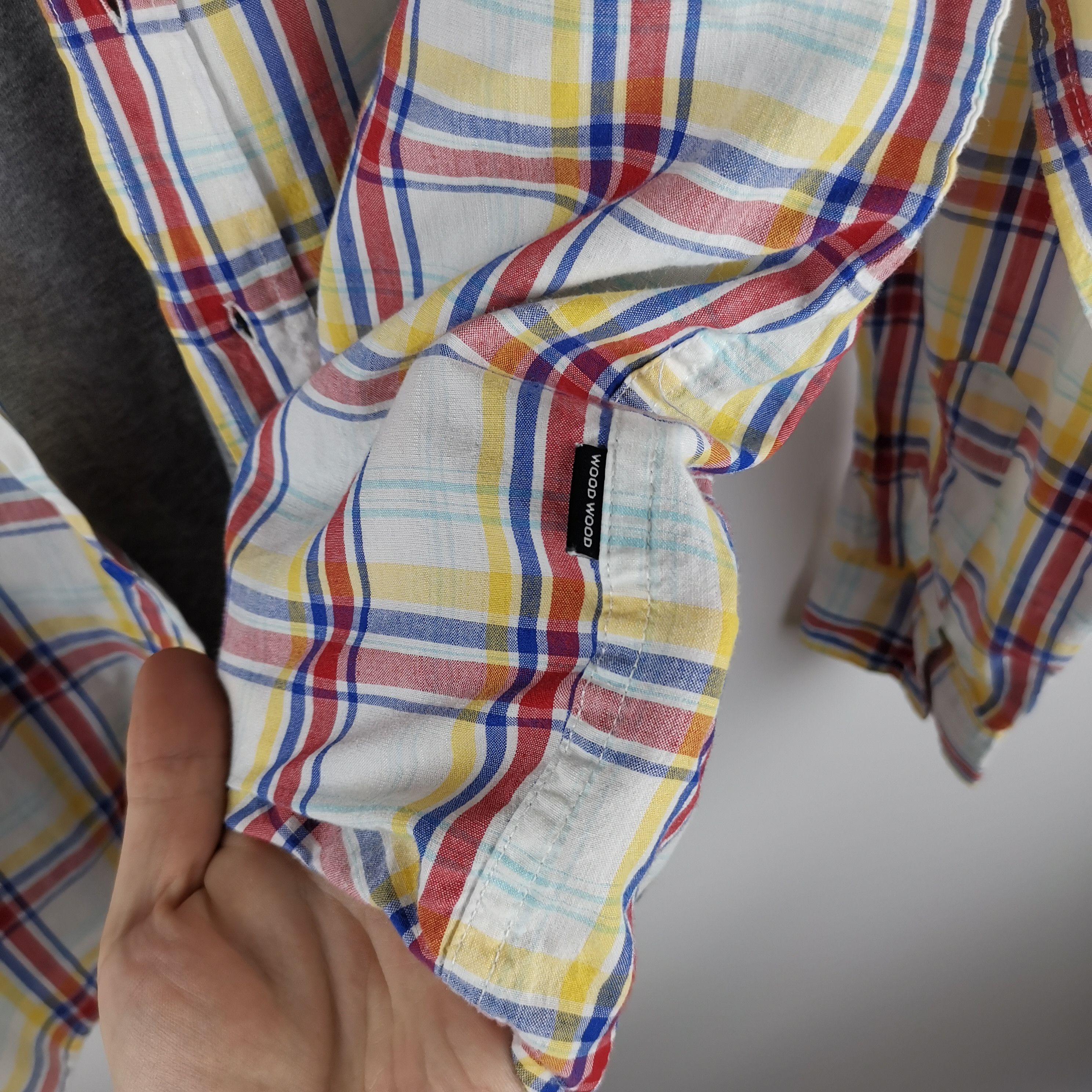 Vintage Wood wood vintage check shirt plaid Size US M / EU 48-50 / 2 - 3 Thumbnail