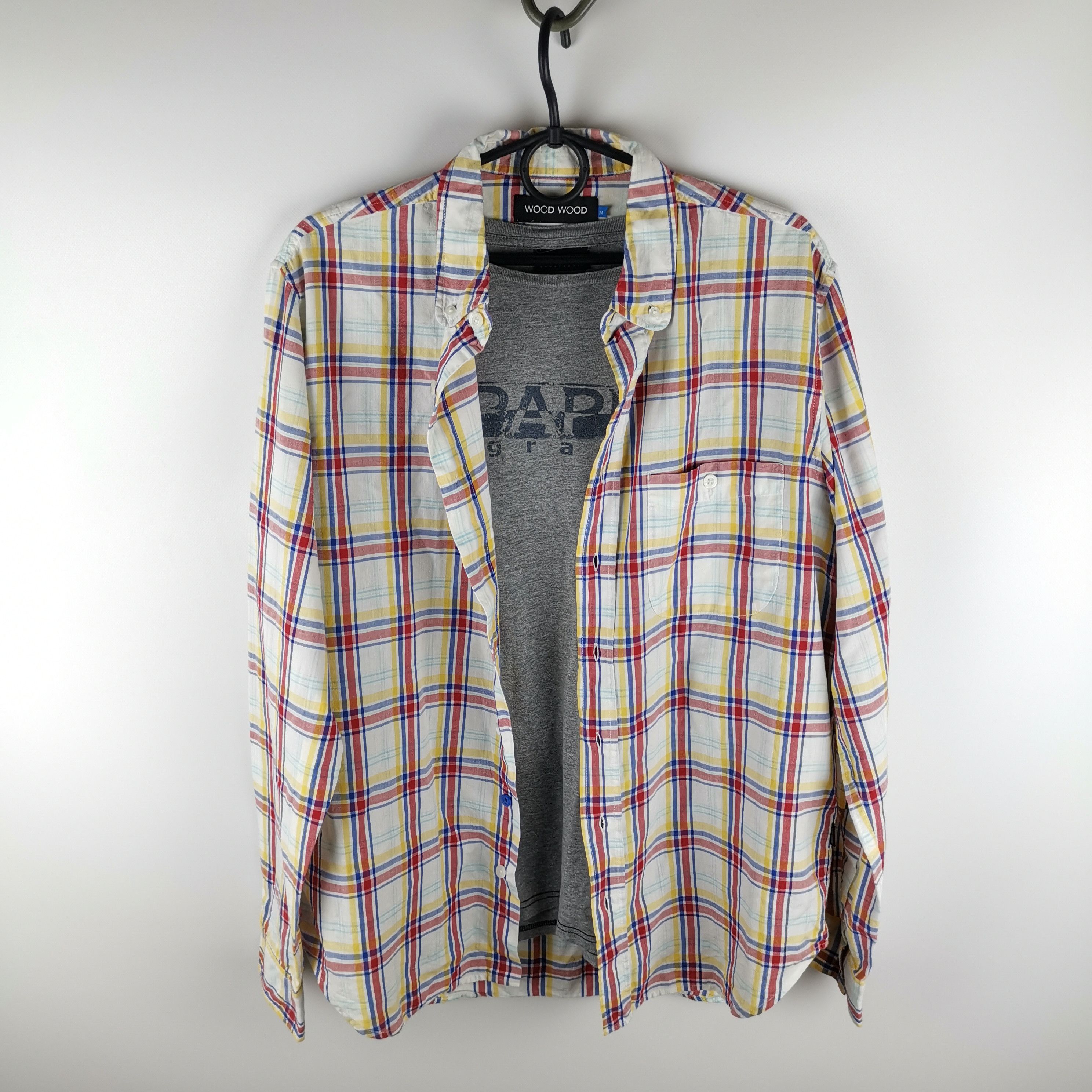 Vintage Wood wood vintage check shirt plaid Size US M / EU 48-50 / 2 - 1 Thumbnail