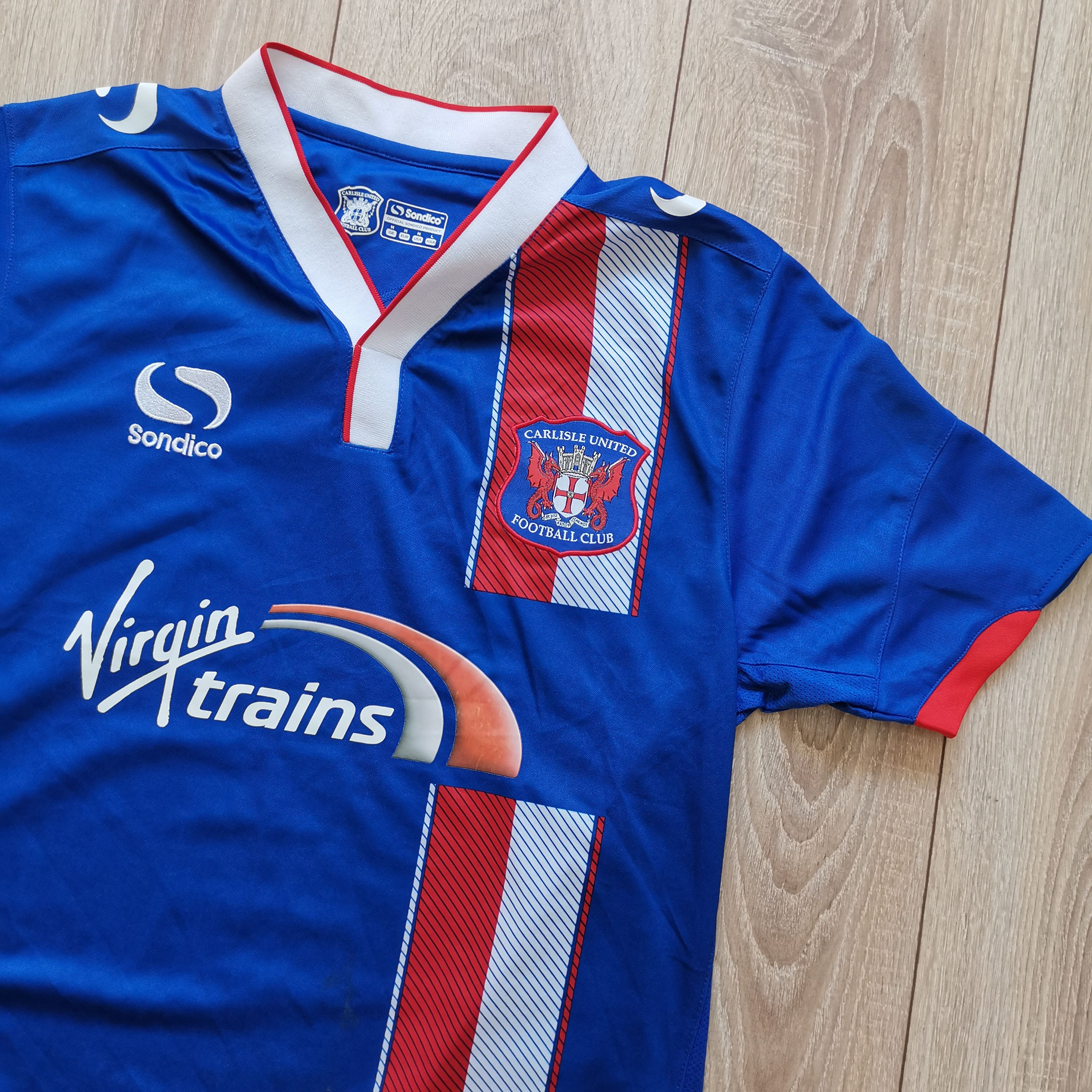 Other Sondico Carlisle United 2015 2016 home jersey soccer shirt Size US M / EU 48-50 / 2 - 6 Thumbnail