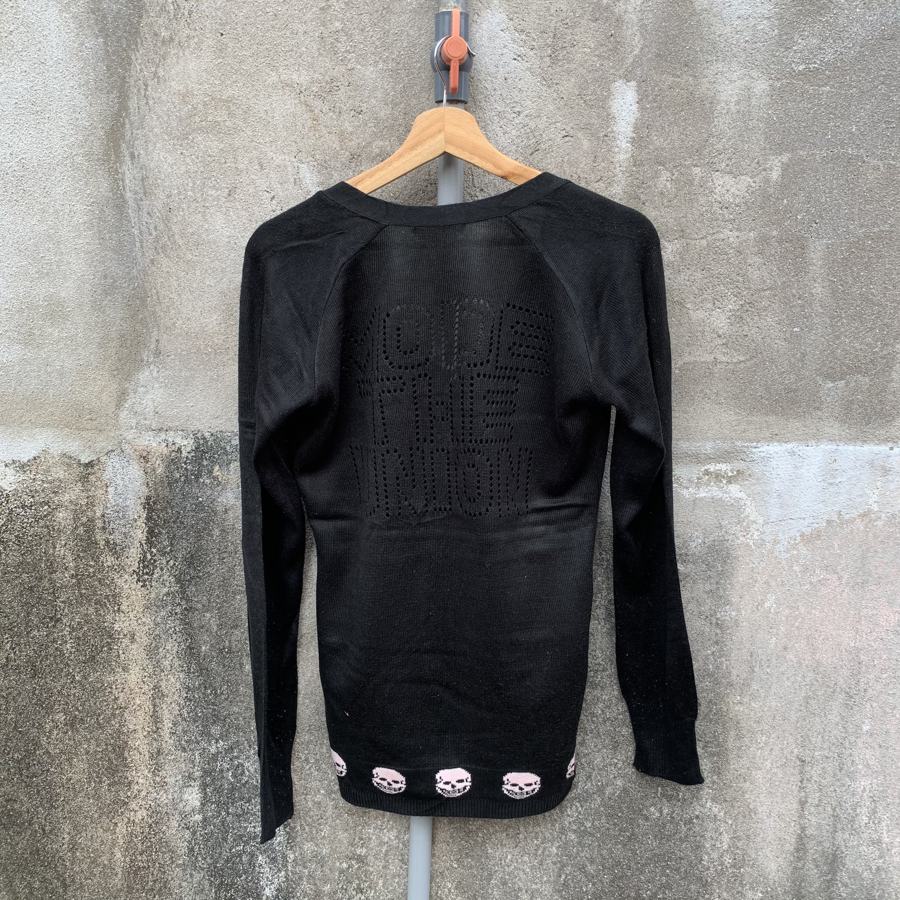 Japanese Brand Mode The Union Knit Skulls Jumper Cardigan Sweater Size US S / EU 44-46 / 1 - 8 Thumbnail