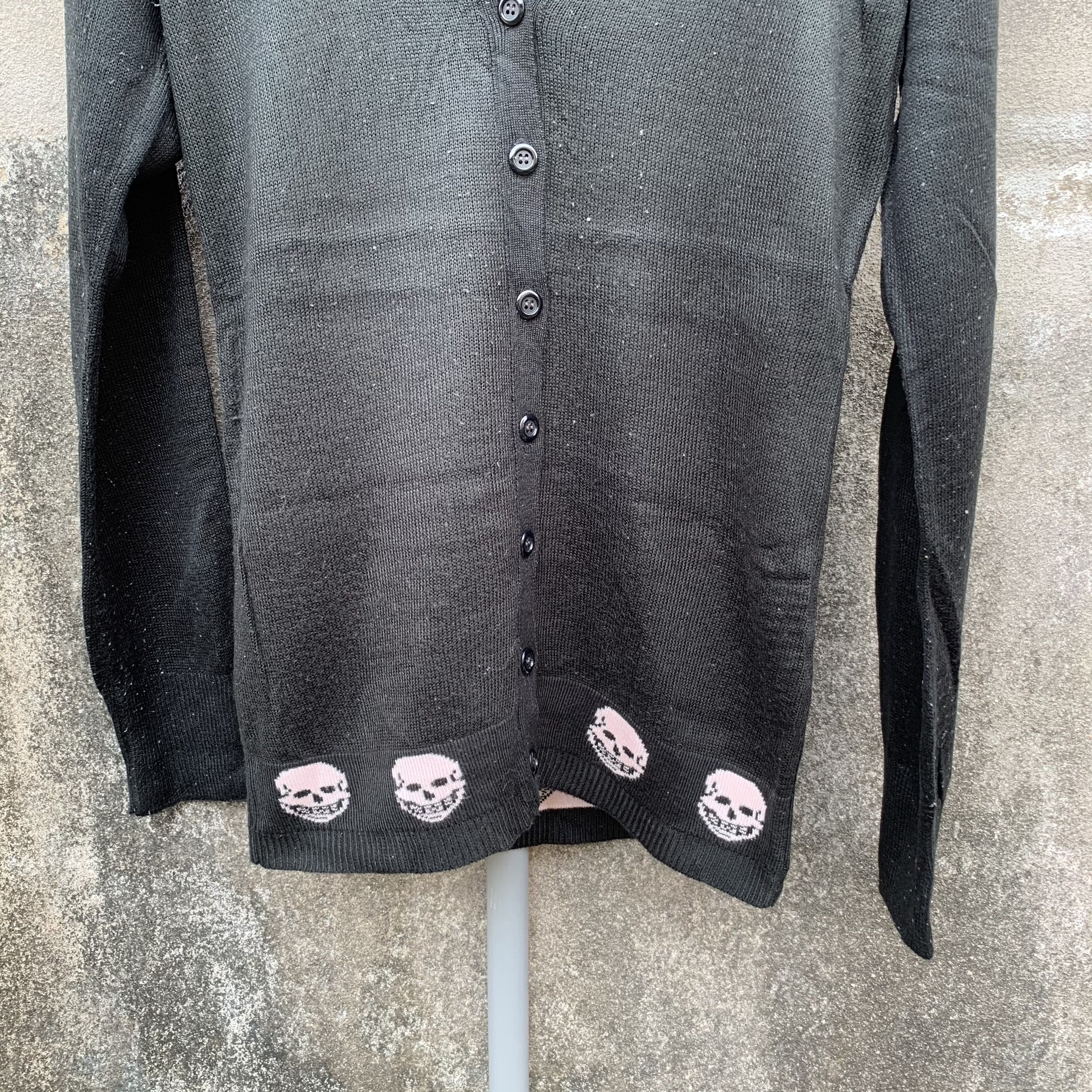 Japanese Brand Mode The Union Knit Skulls Jumper Cardigan Sweater Size US S / EU 44-46 / 1 - 3 Thumbnail