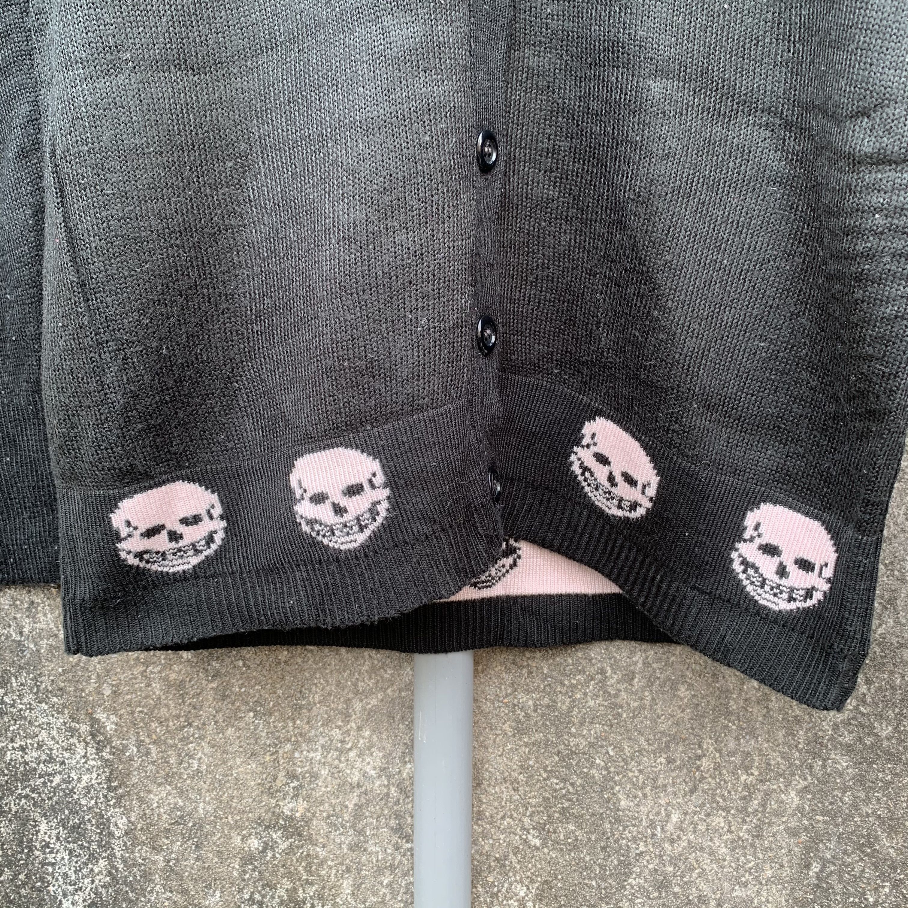 Japanese Brand Mode The Union Knit Skulls Jumper Cardigan Sweater Size US S / EU 44-46 / 1 - 4 Thumbnail