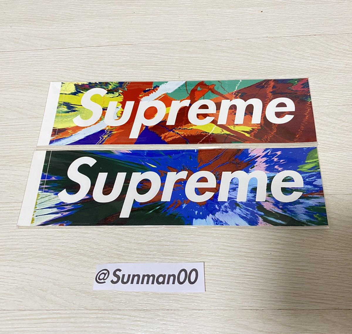 Supreme Supreme Damien Hirst Box Logo Sticker Set | Grailed