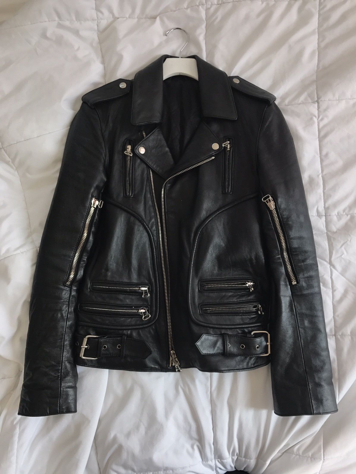 Balmain AW10 Decarnin Era Lambskin Perfecto | Grailed