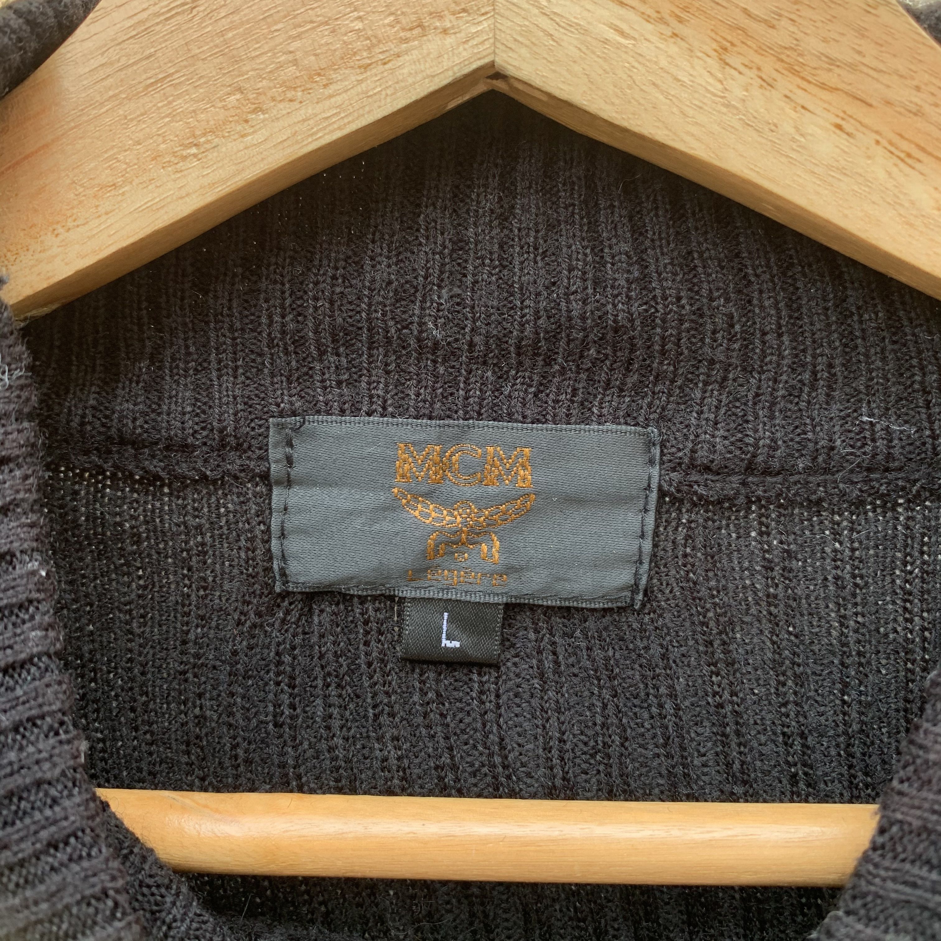 MCM SEND OFFER🍁MCM Legere Knit Jumper Baggy Pullover Sweater Size US L / EU 52-54 / 3 - 6 Thumbnail